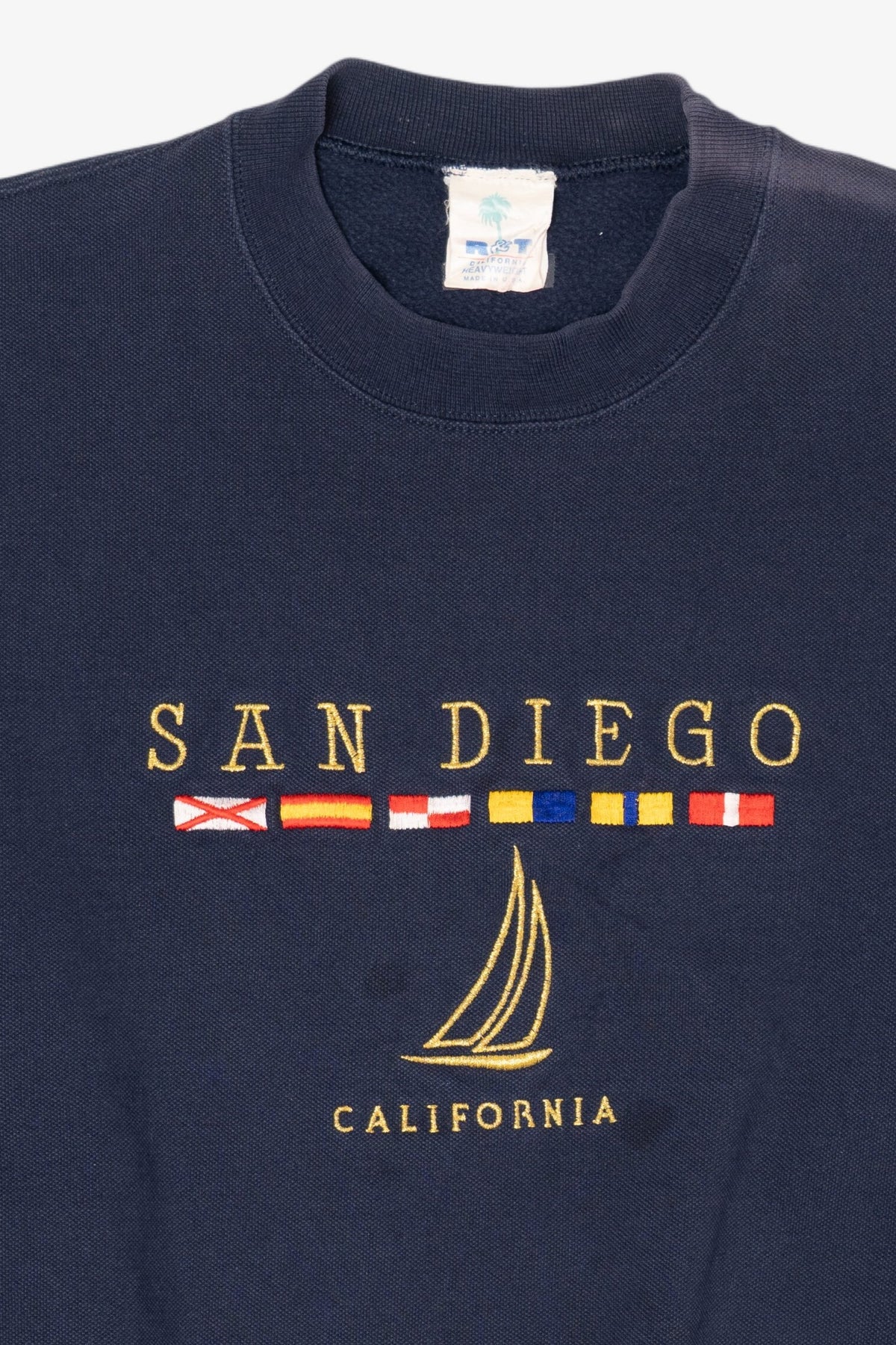 Vintage Navy Blue San Diego California Sweatshirt (1990s)