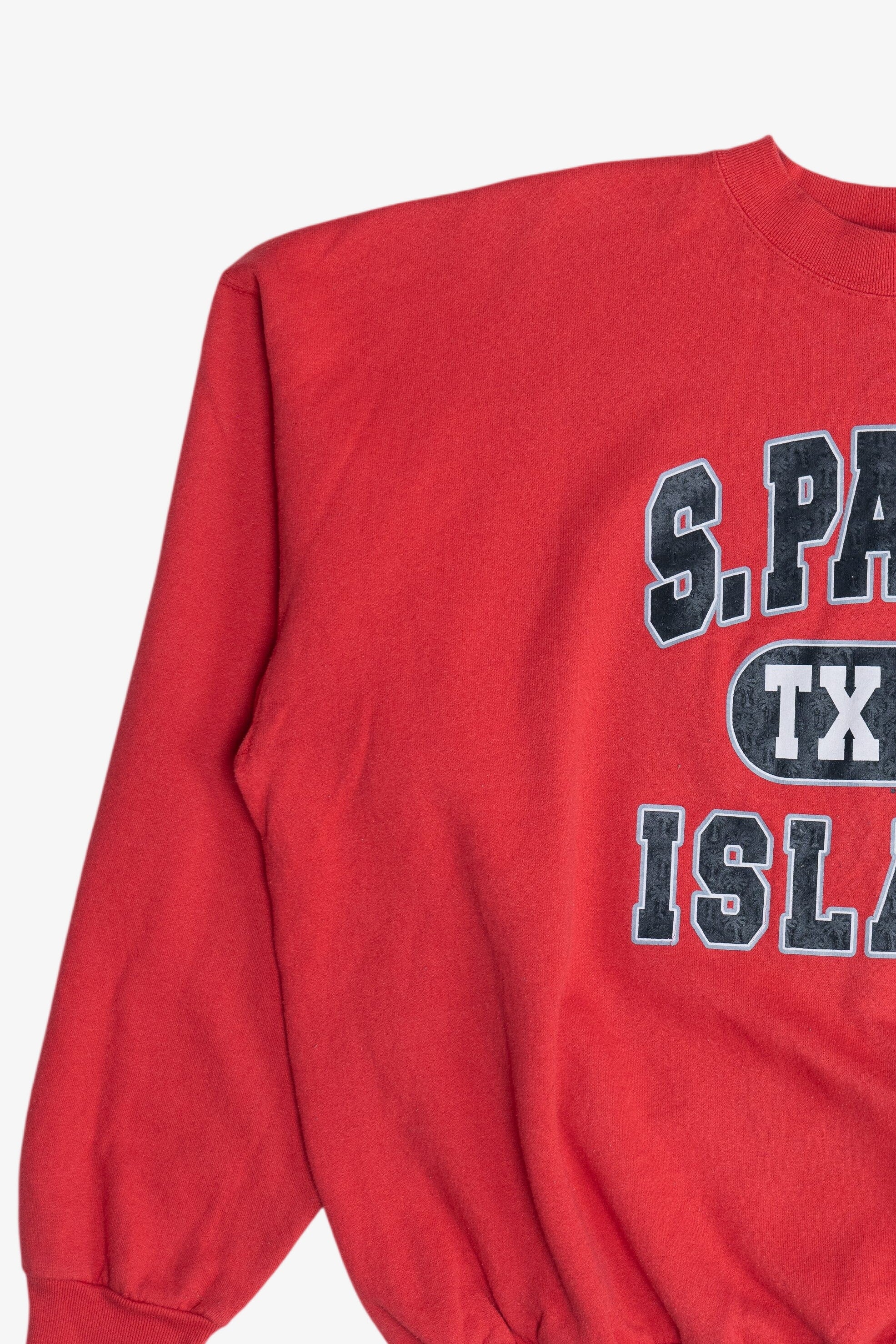 Vintage "S. Padre Island Texas" Palm Tree Detail Sweatshirt (2000s)