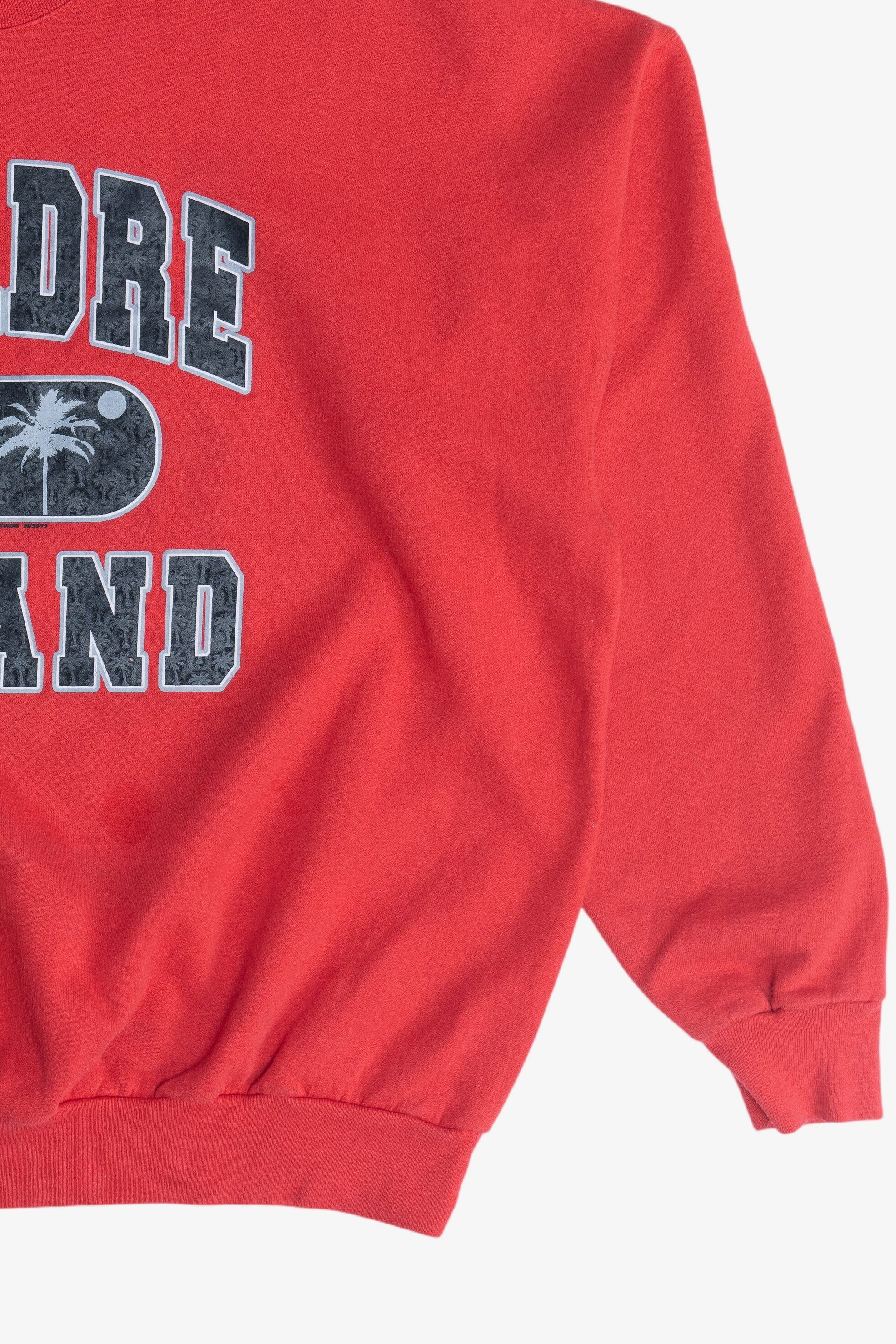 Vintage "S. Padre Island Texas" Palm Tree Detail Sweatshirt (2000s)