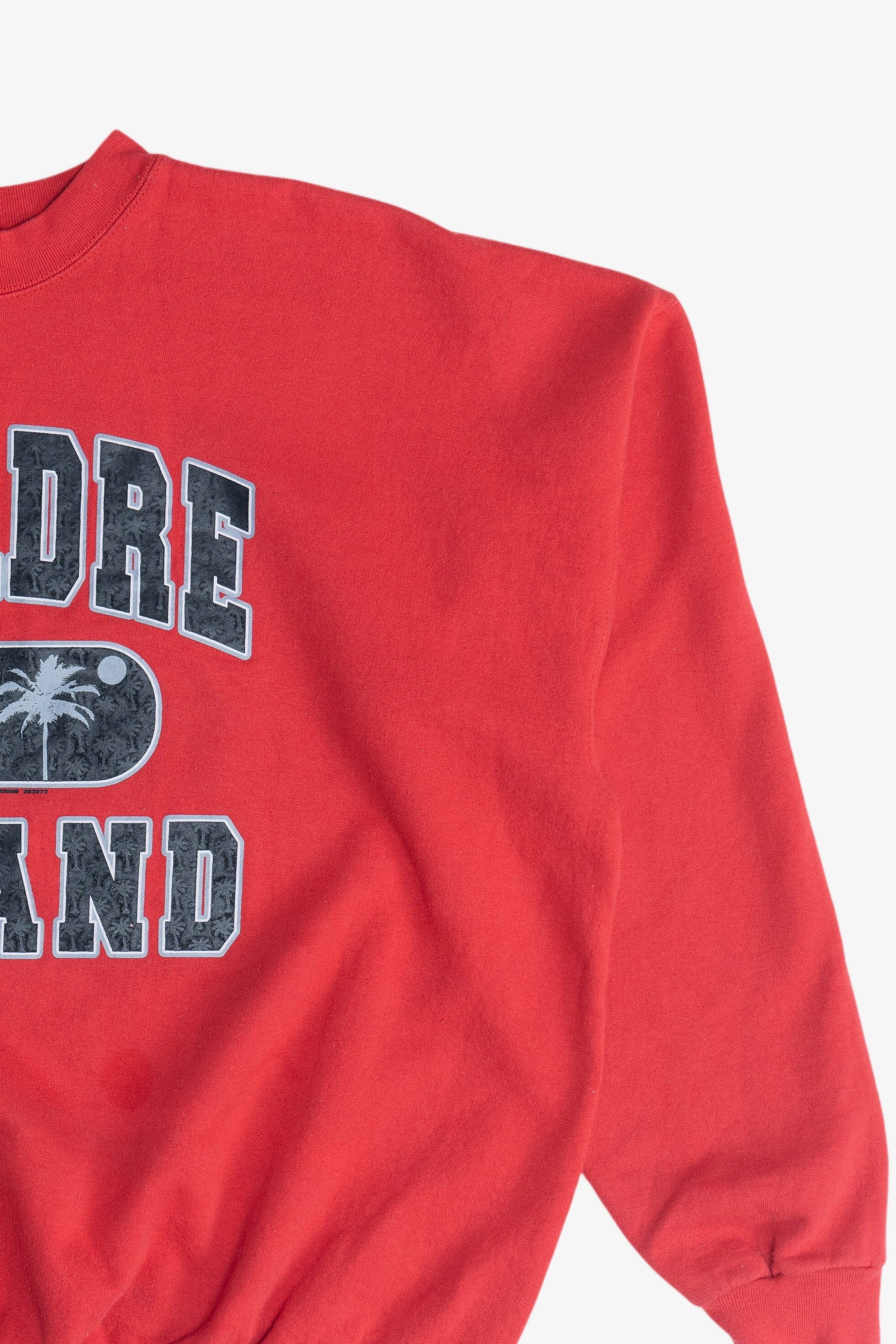 Vintage "S. Padre Island Texas" Palm Tree Detail Sweatshirt (2000s)