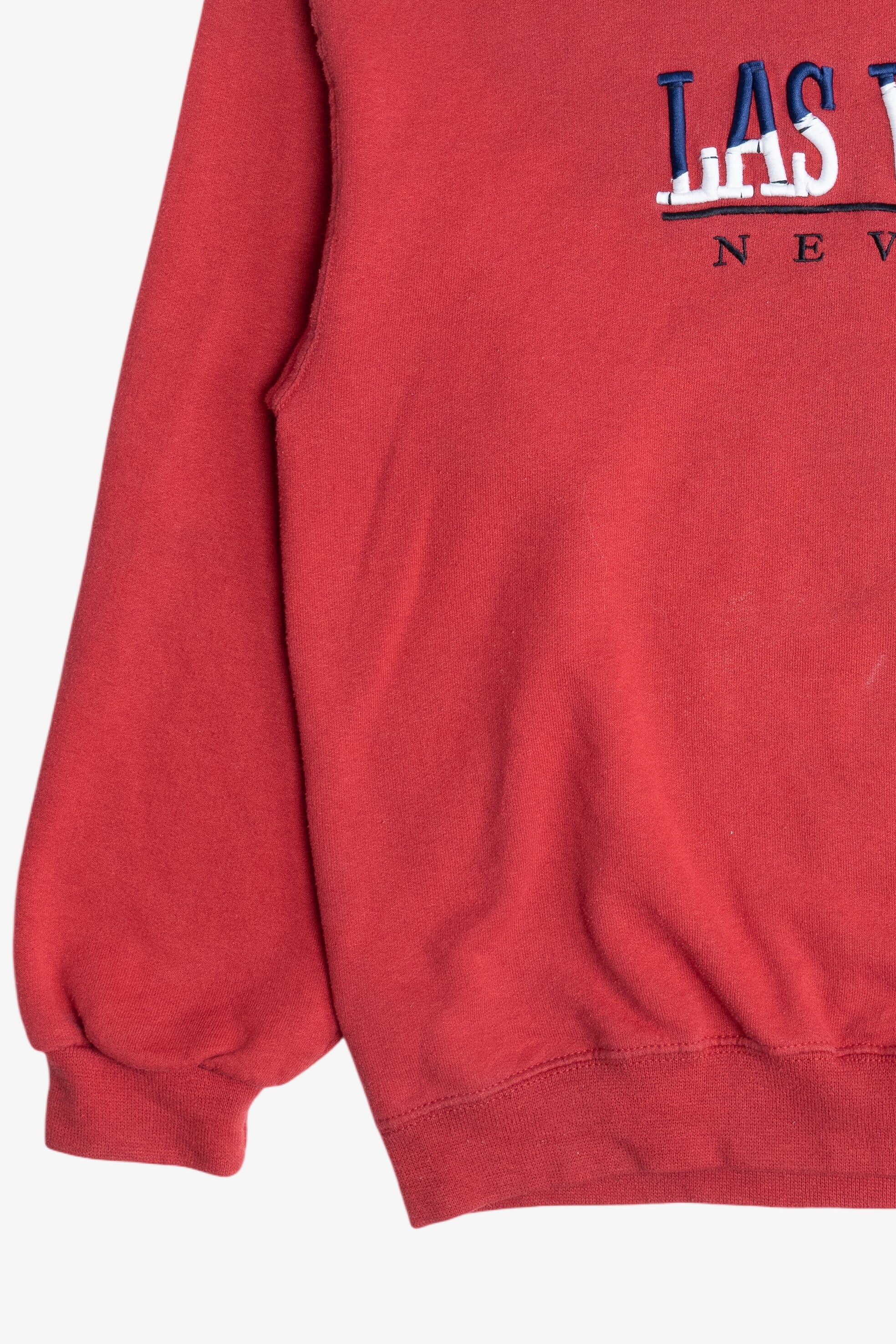 Vintage "Las Vegas Nevada" Red White And Blue Embroidered Sweatshirt (2000s)