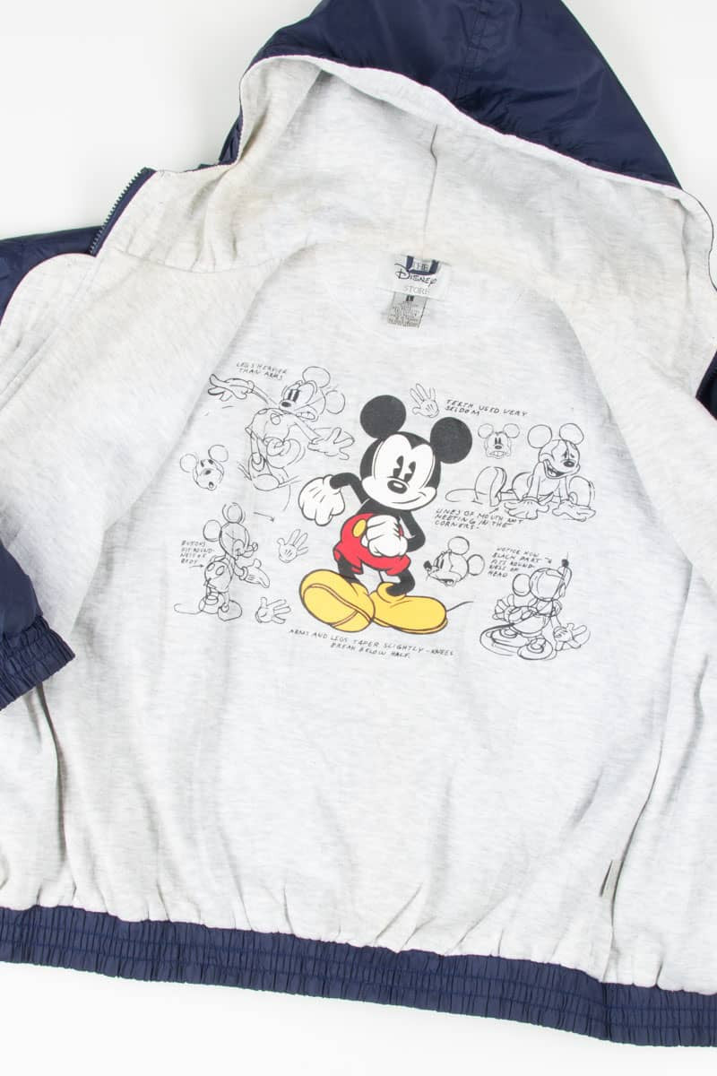 The Beginning of Mickey Mouse Embroidered Windbreaker