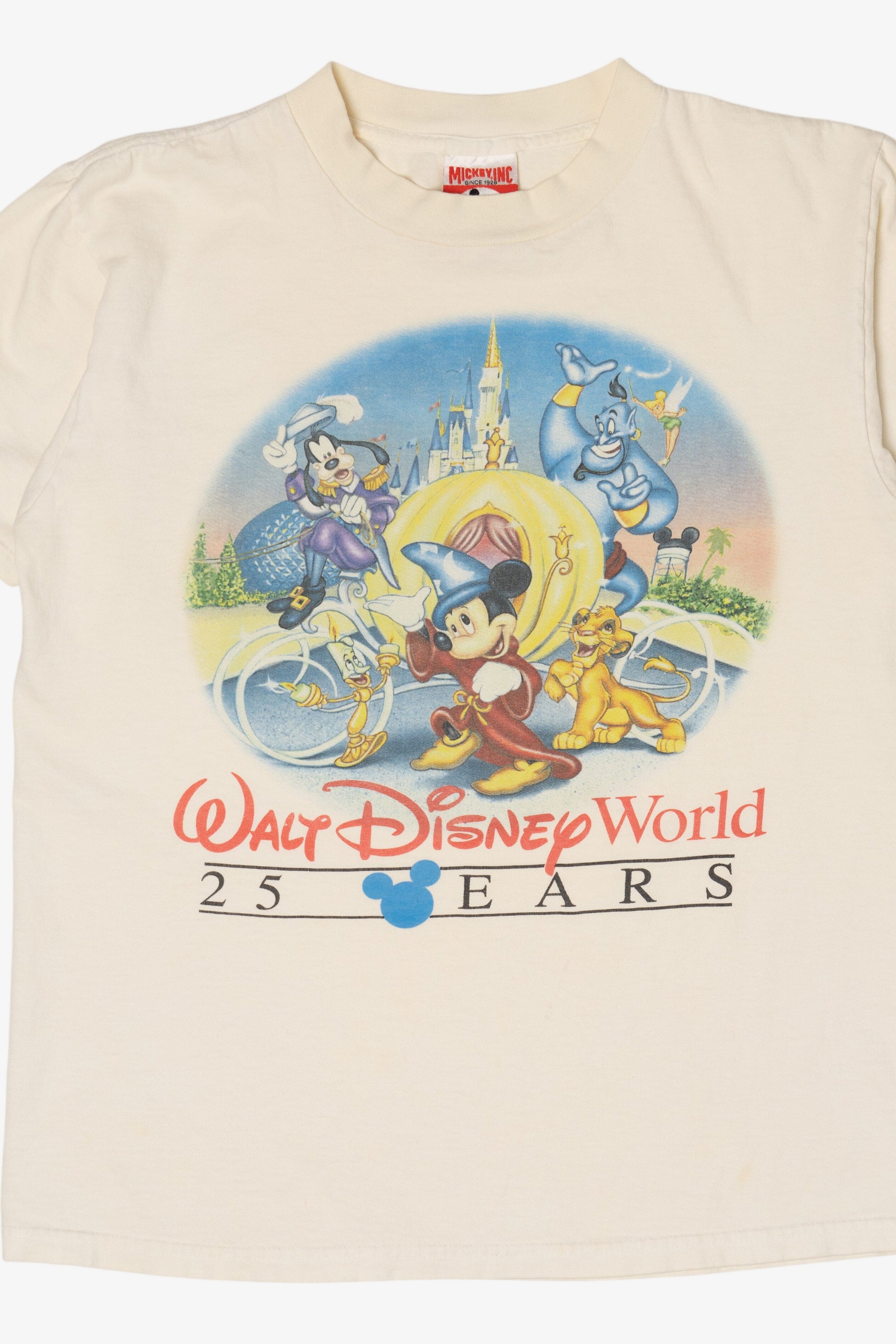 Vintage Walt Disney World 25th Anniversary Mickey T-Shirt (1990s)