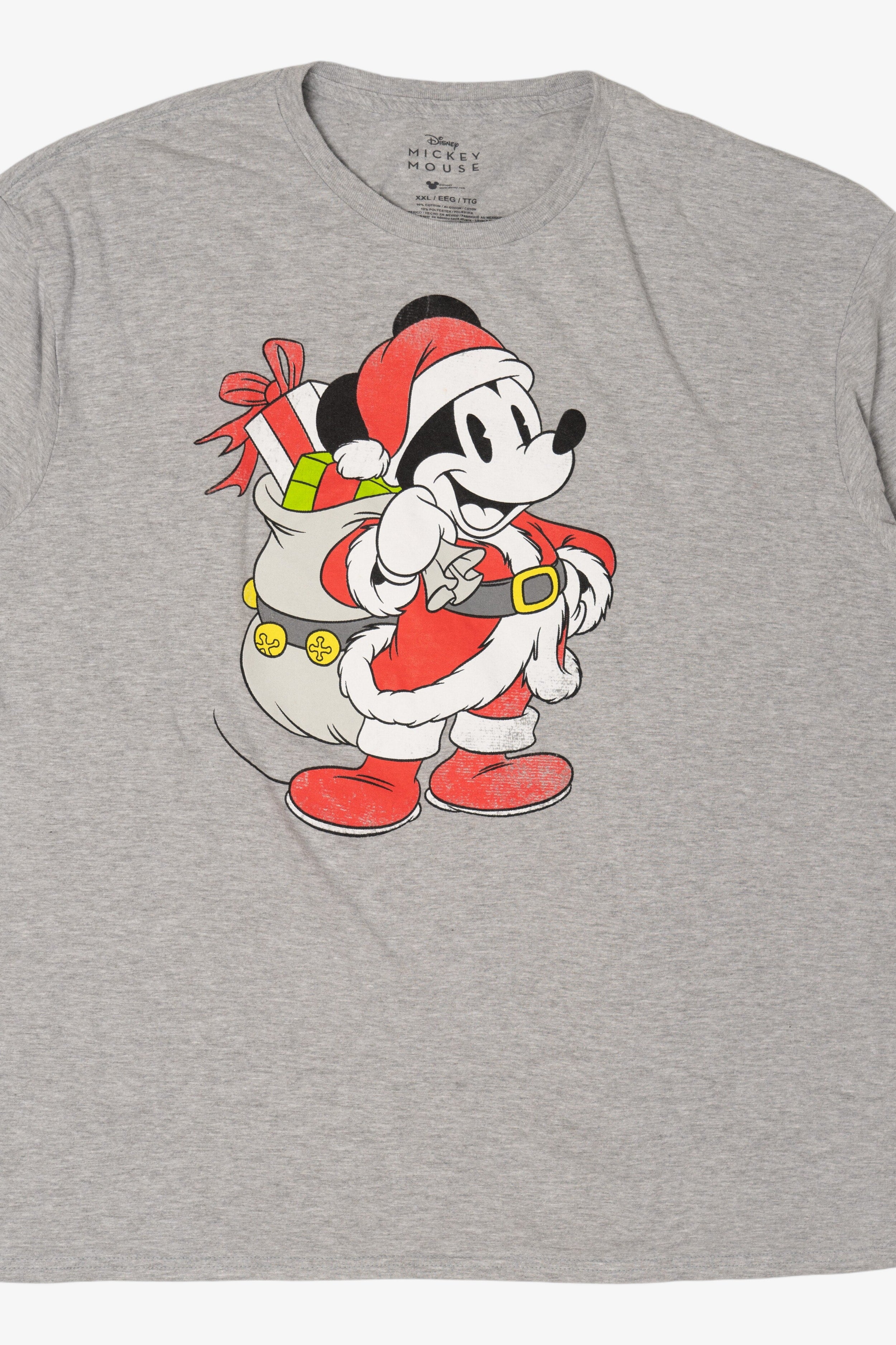 Disney Mickey Mouse Santa Christmas T-Shirt