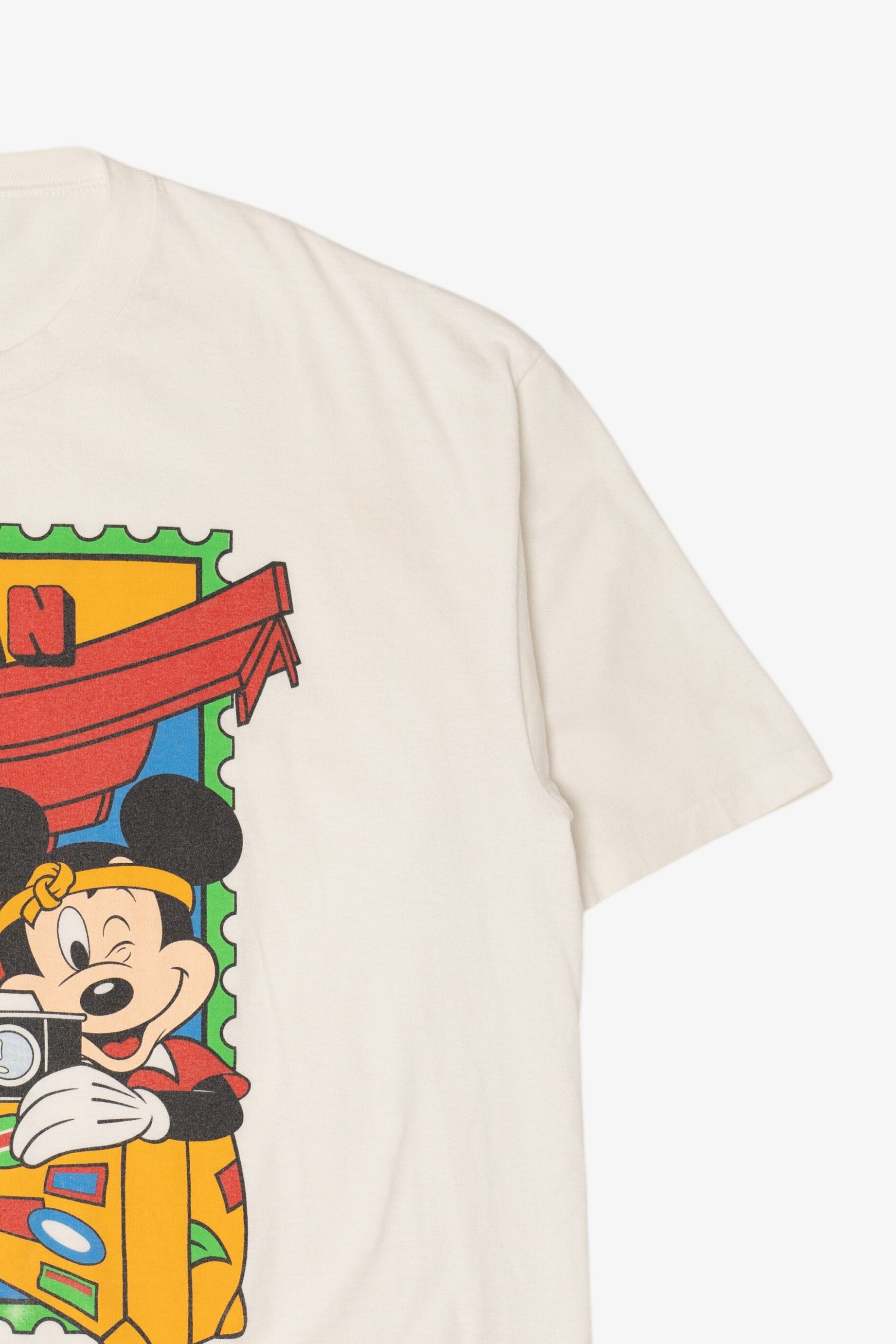 Vintage Disney Mickey Mouse In Japan Single Stitch T-Shirt (1990s)