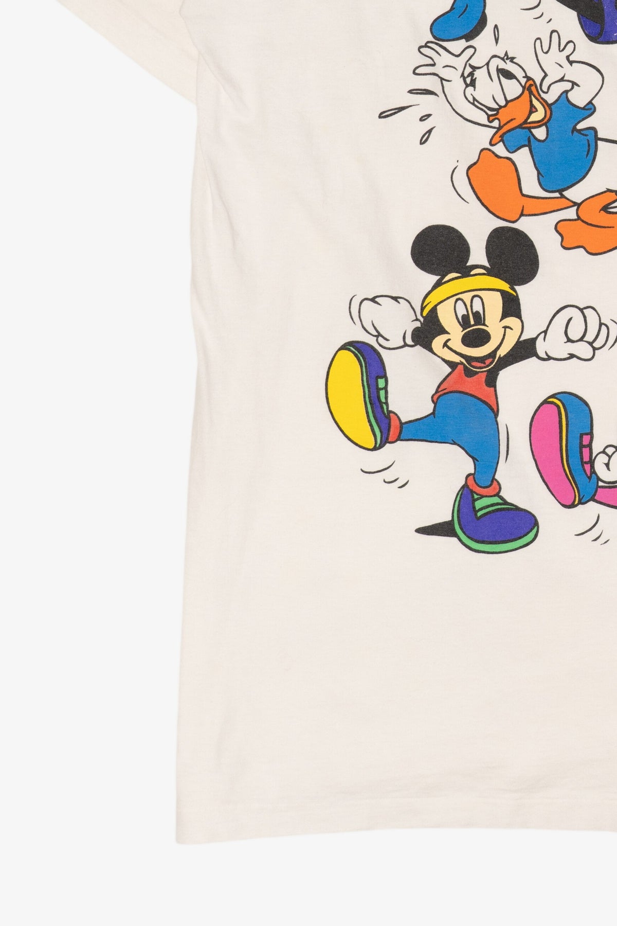 Vintage Mickey Mouse And Friends Exercise Disney Single Stitch T-Shirt (1990s)