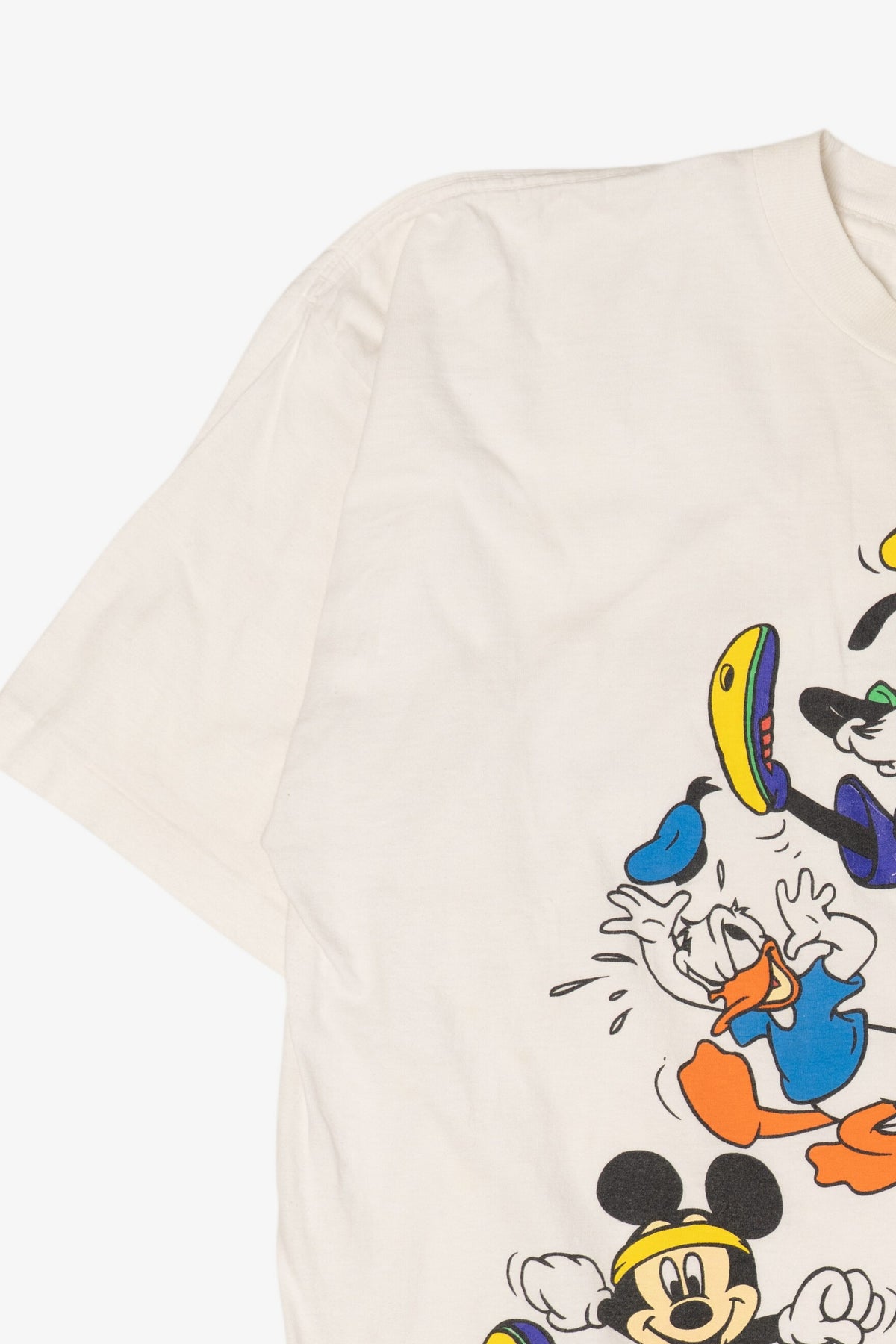 Vintage Mickey Mouse And Friends Exercise Disney Single Stitch T-Shirt (1990s)