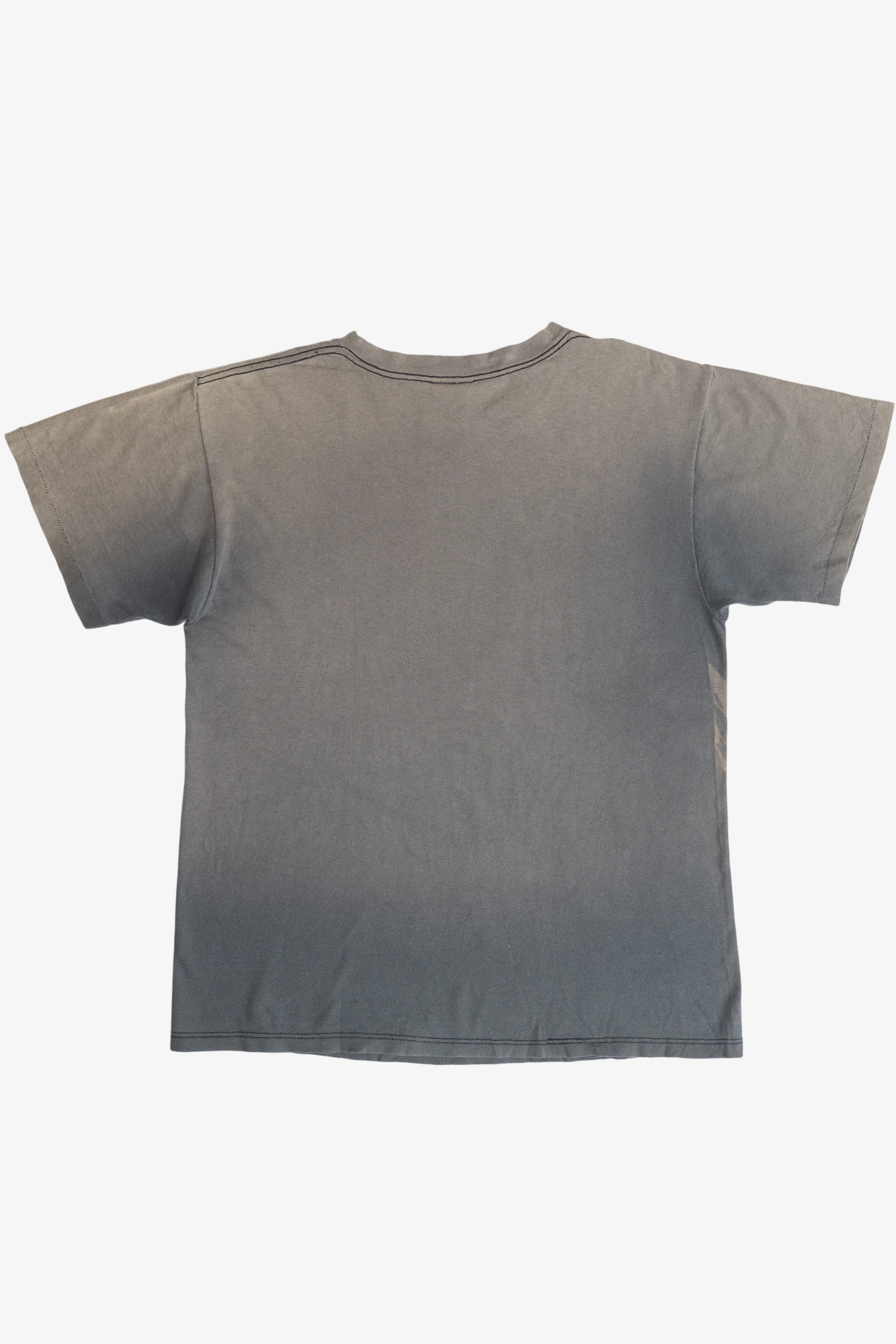 Vintage Distressed Eagle & Skull Southwest Print Sun Faded Single Stitch T-Shirt (1990s)