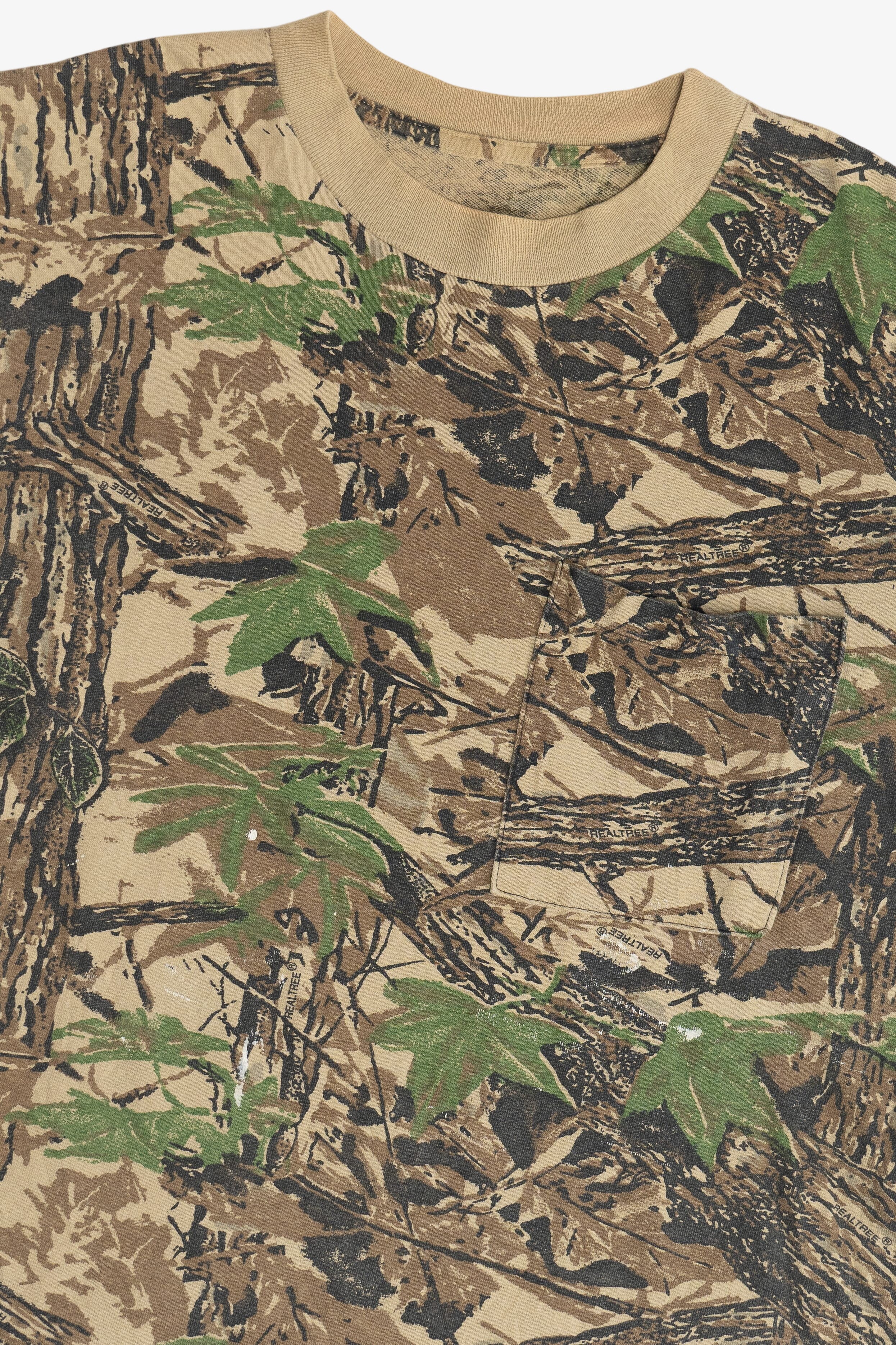 Vintage Realtreee "Walls" Camo Long Sleeve Pocket T-Shirt (2000s)