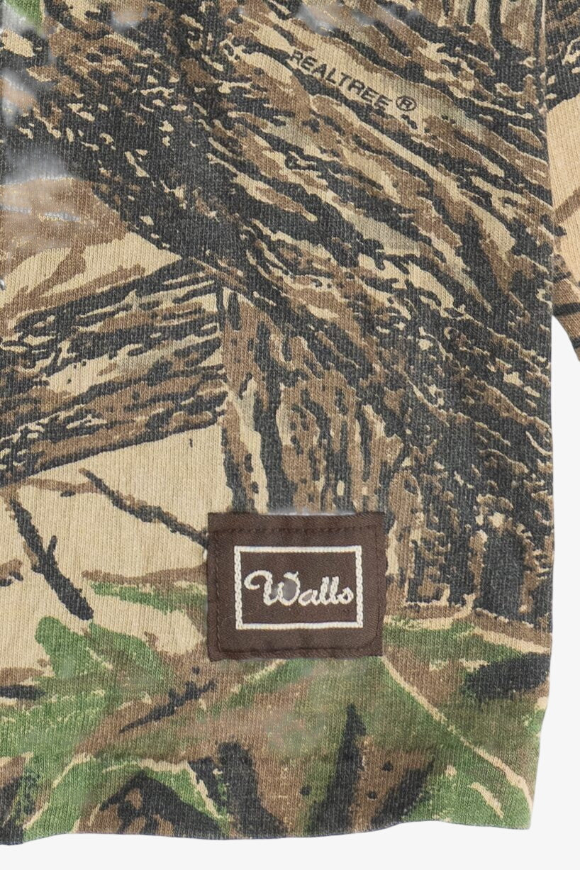 Vintage Realtreee "Walls" Camo Long Sleeve Pocket T-Shirt (2000s)
