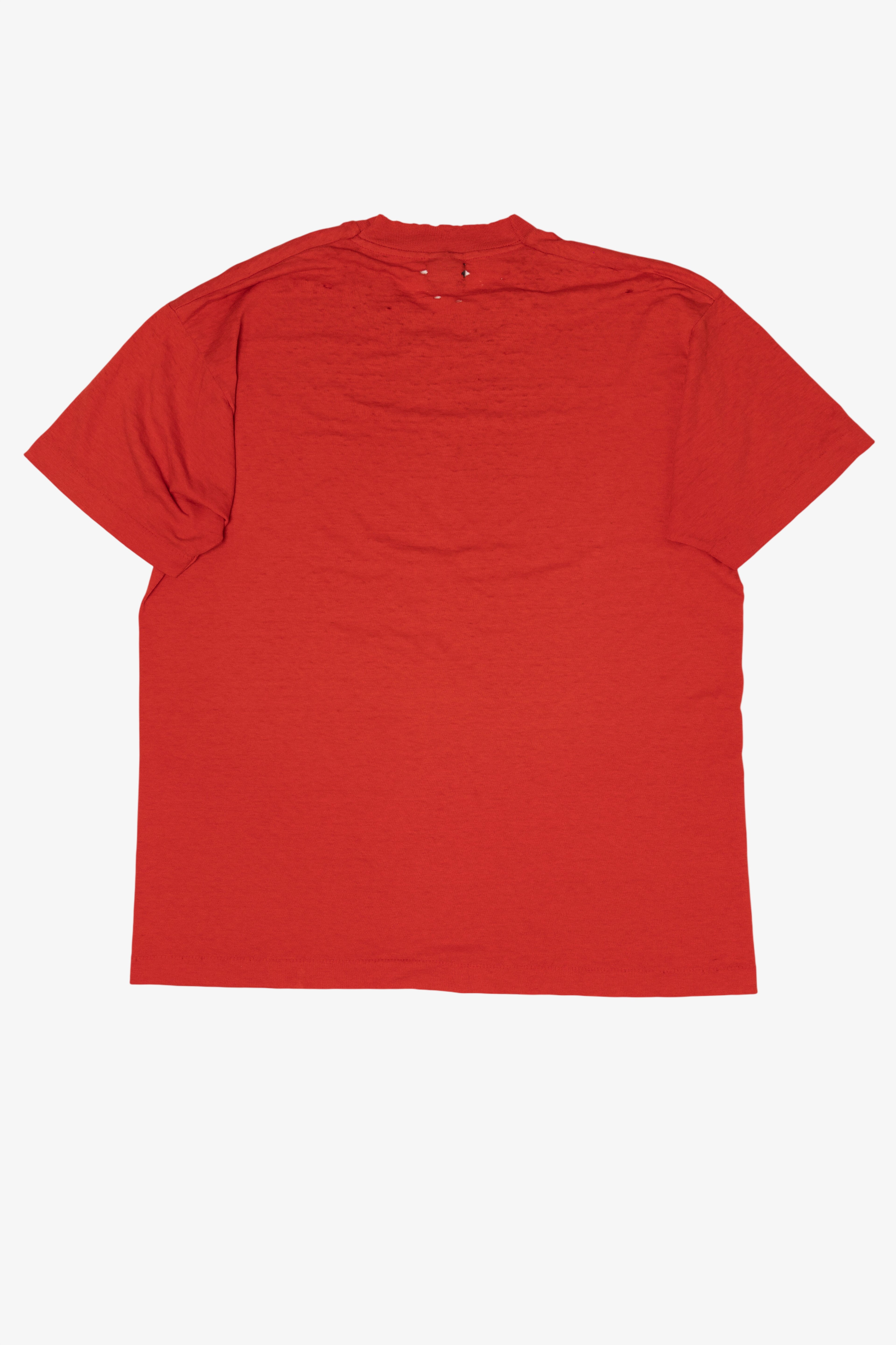Vintage Distressed "Chicago" Red T-Shirt (1990s)