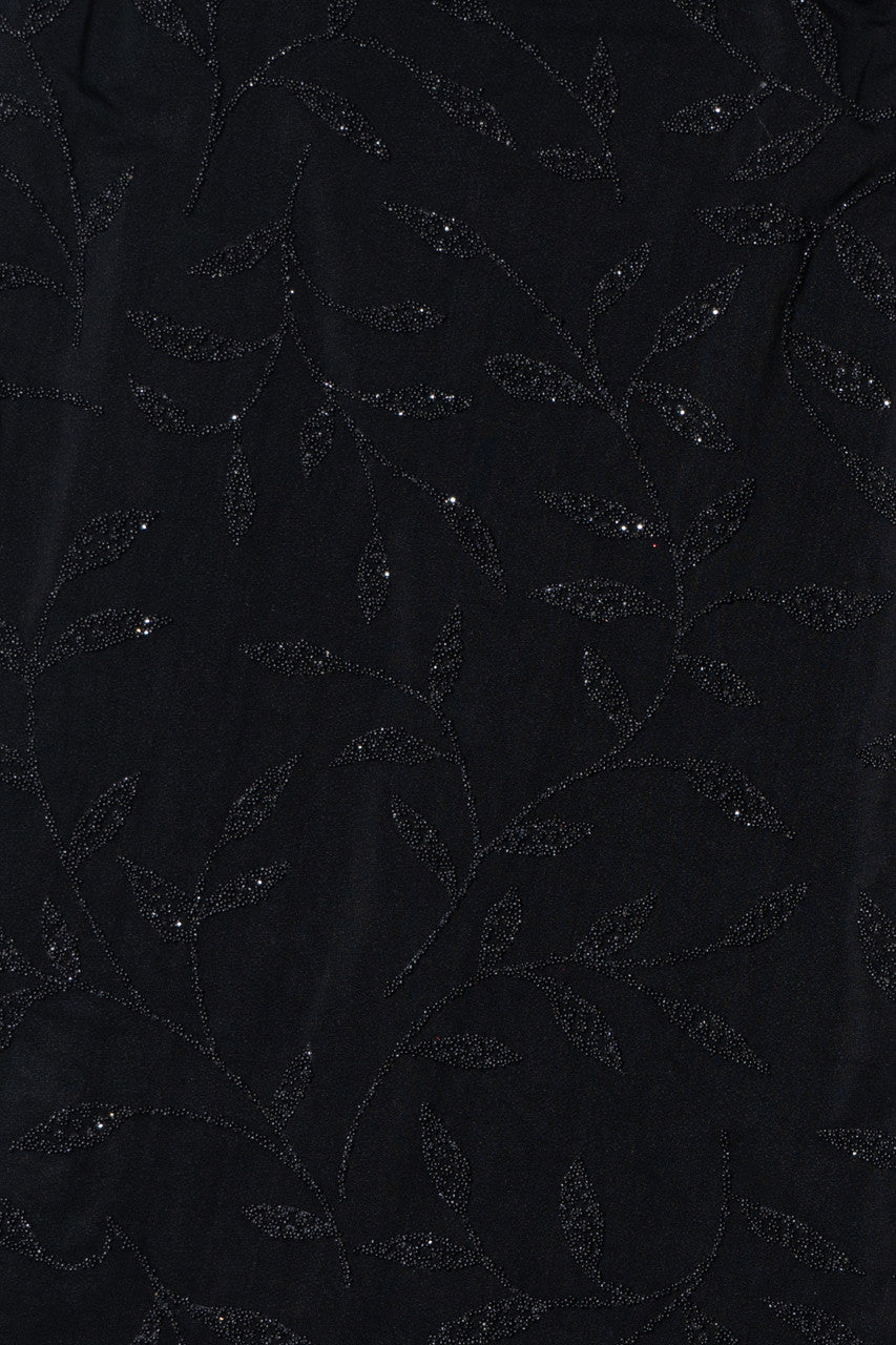 Vintage Beaded Little Black Dress