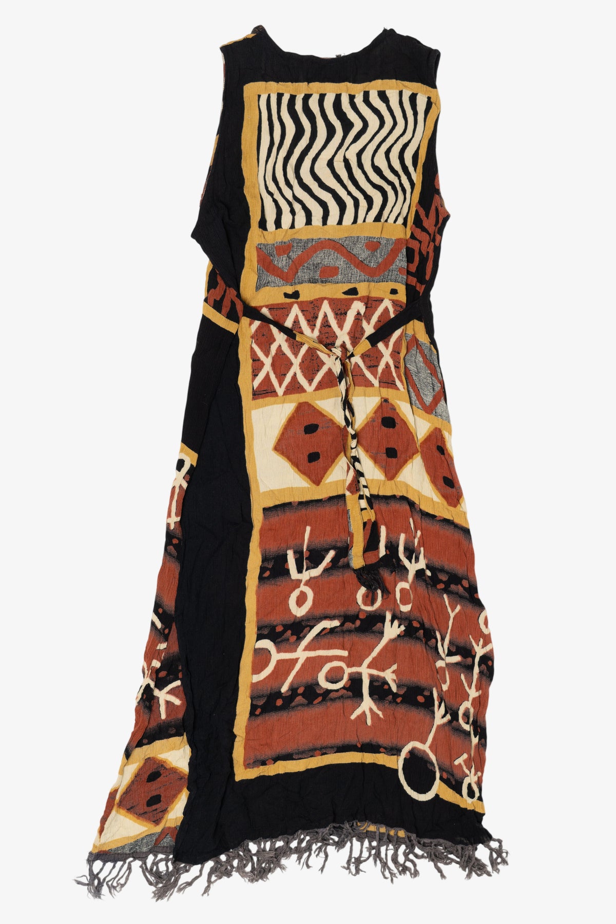 Vintage Young Trends Folk Art Tunic Dress (1990s)