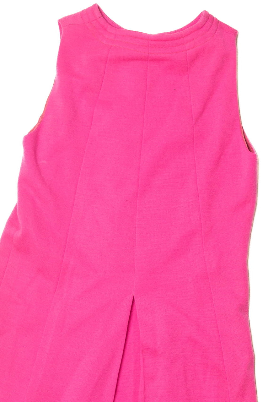 Vintage Hot Pink Mod Dress (1970s)