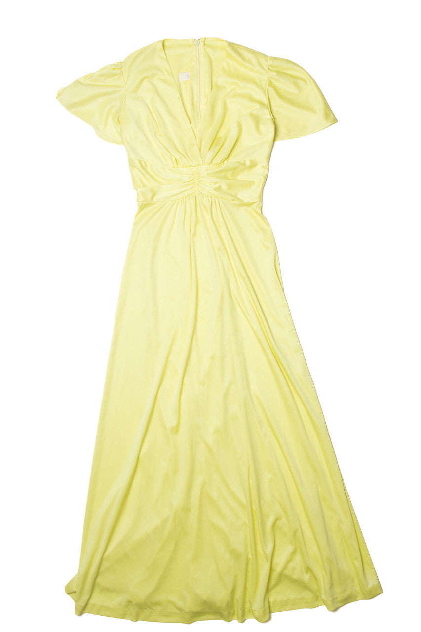 Vintage Yellow Dress