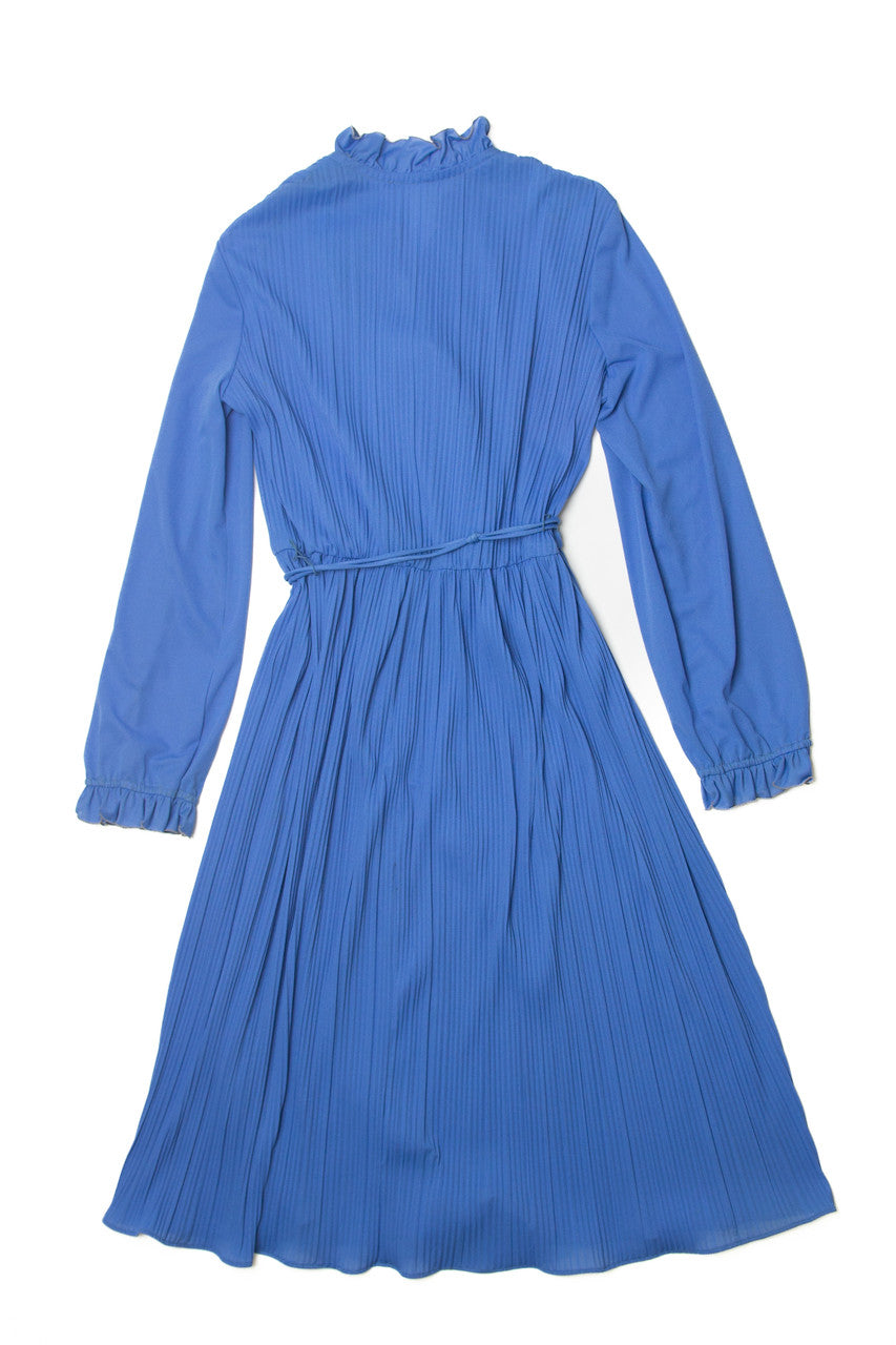 Vintage Blue Wrap Dress