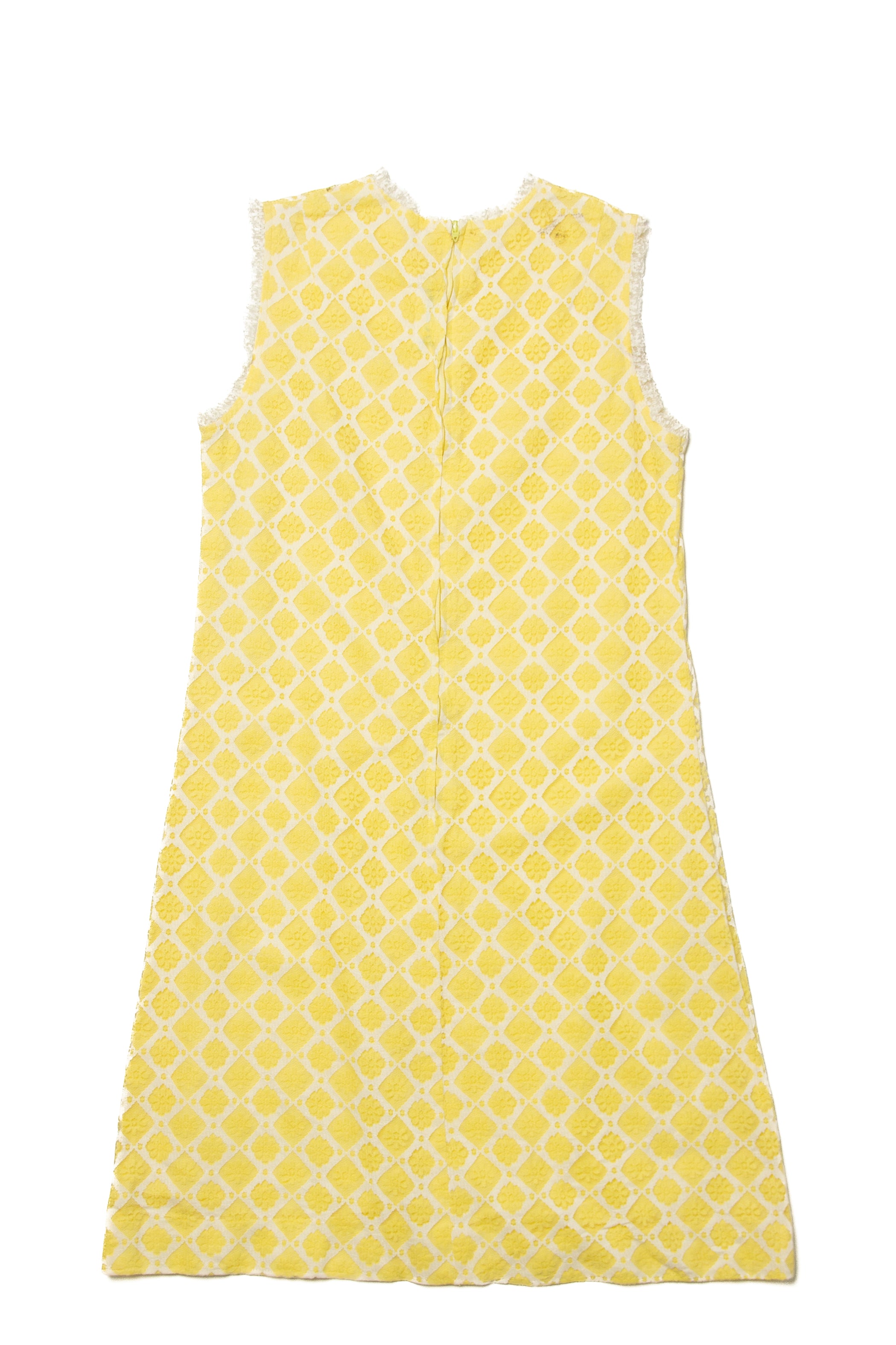 Vintage Gay Gibson Sleeveless Yellow Dress (1960s)