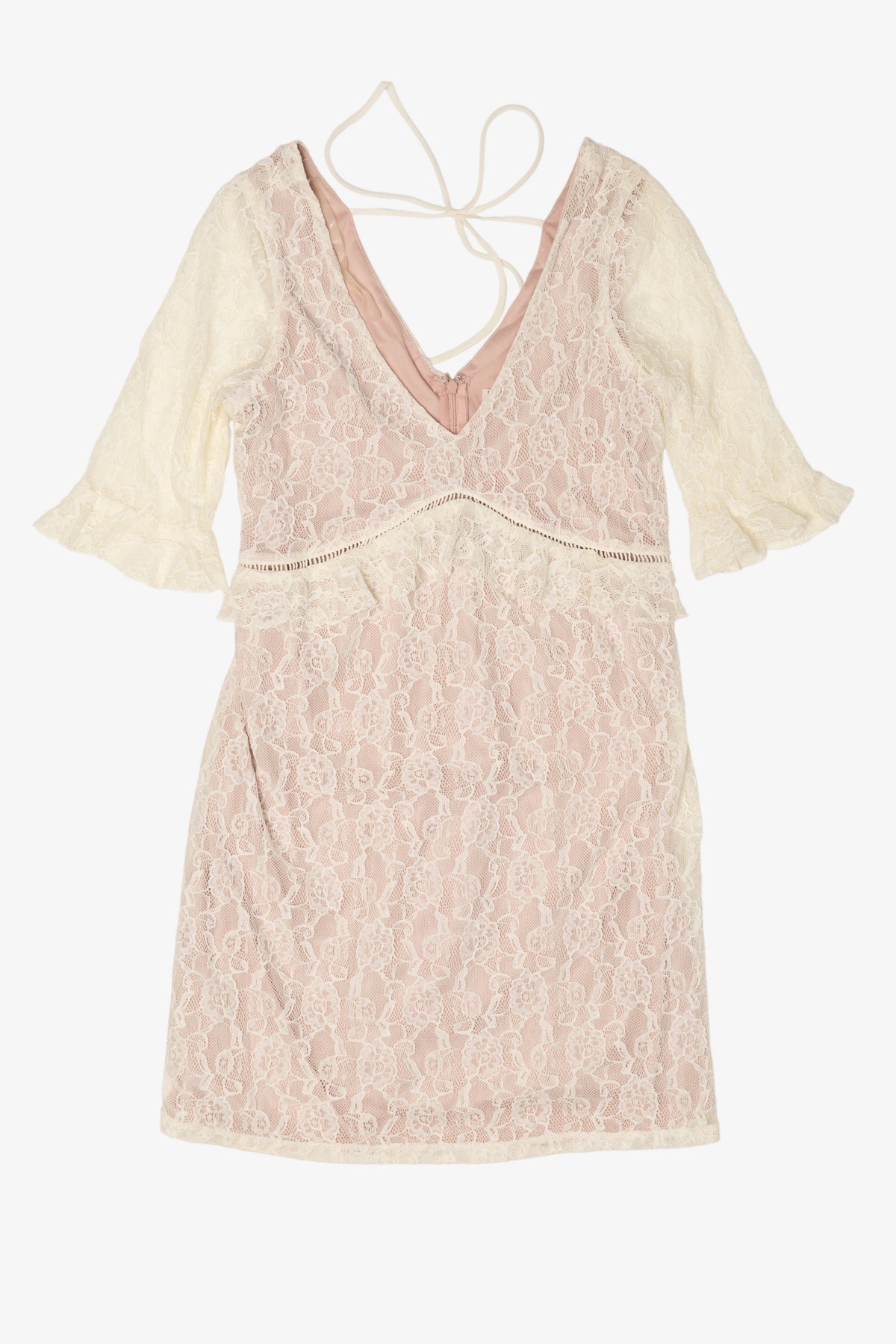 Xtraordinary Lacey V-Neck Midi Dress (2010s)