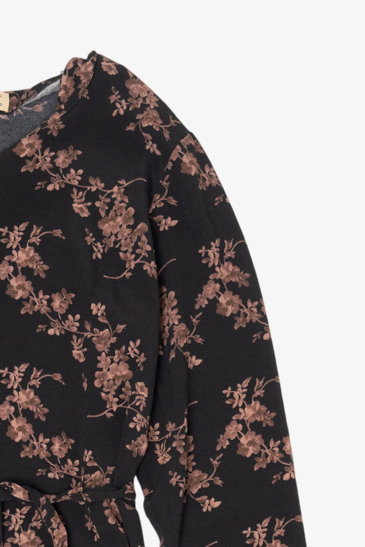 Vintage Black Telluride Clothing Co. Floral Maxi Dress (1990s)