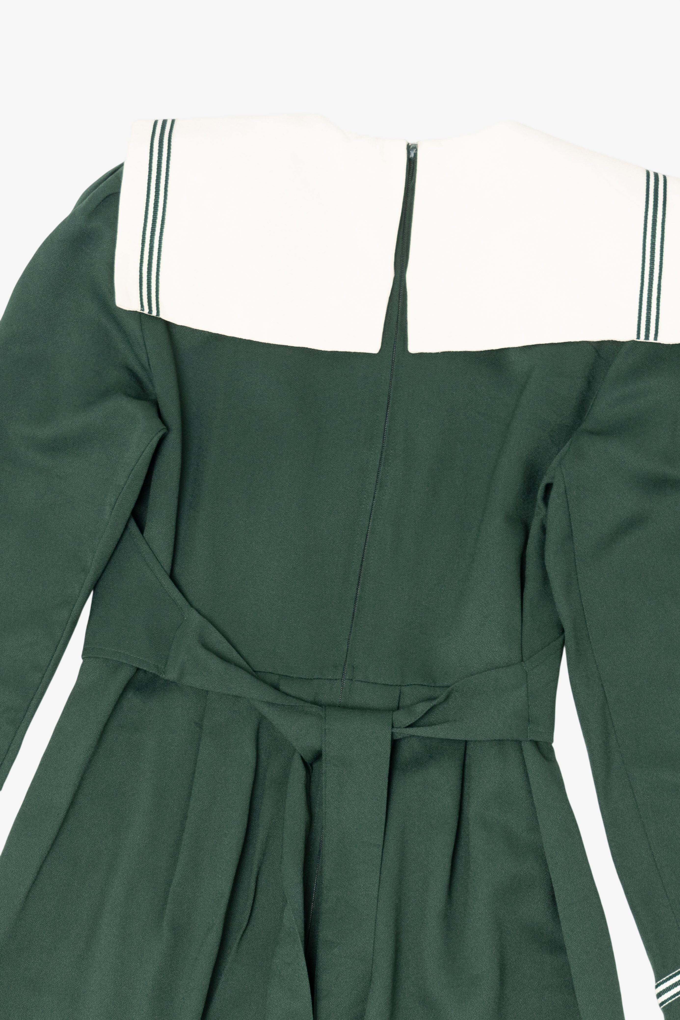 Vintage Green J.B.S. Ltd Collared Sailor Dress (1990s)