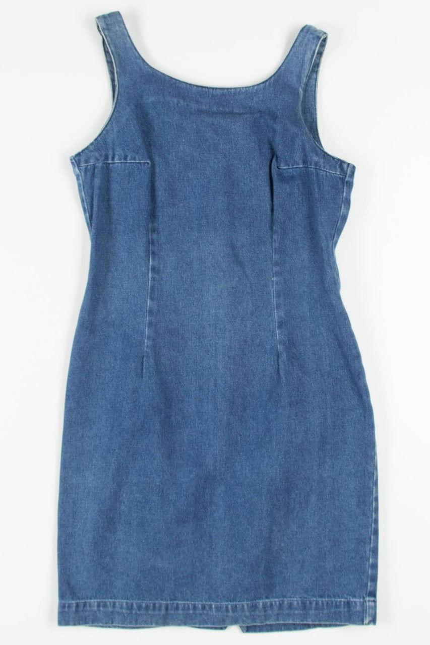 Denim Sheath Tank Dress