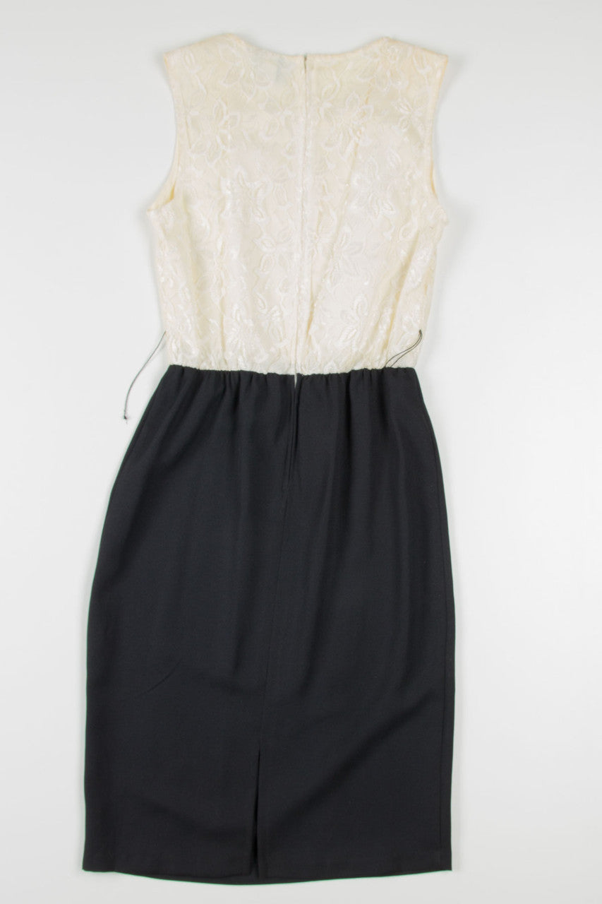 Lace Top Sheath Dress