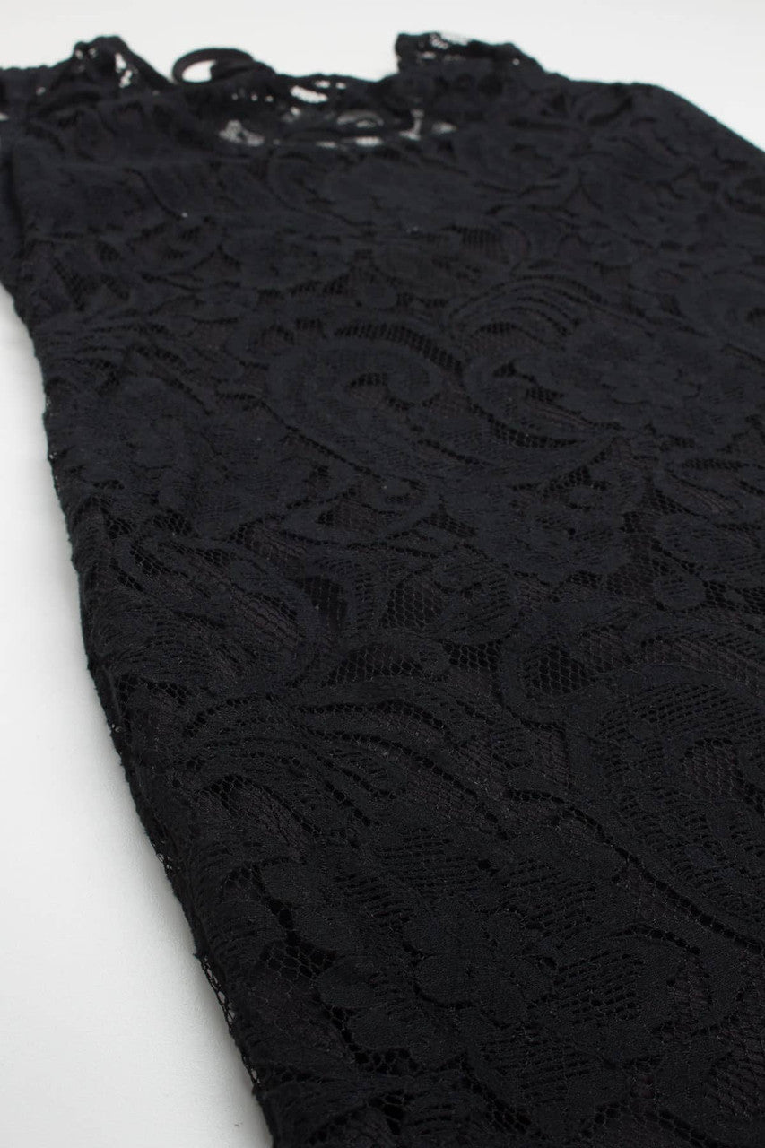 Black Lace Party Dress 675
