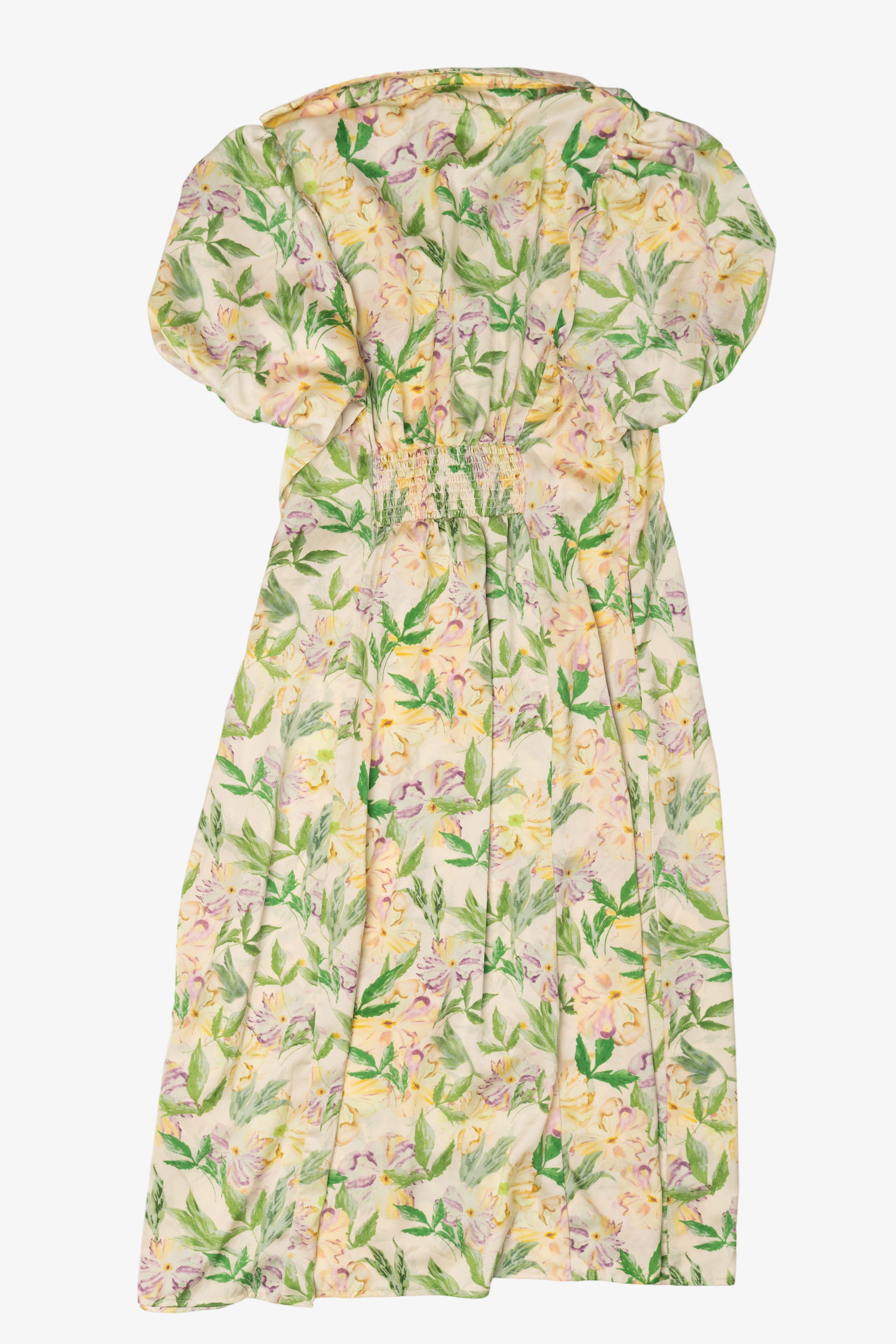Recycled Melloday Floral Shirt Dress (2010s)