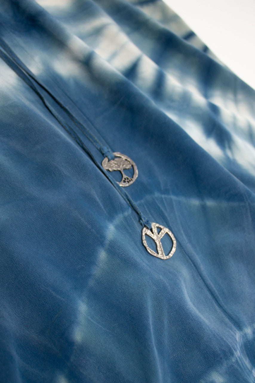 Vintage Hippie Charm Tie Dye Dress (2000s)