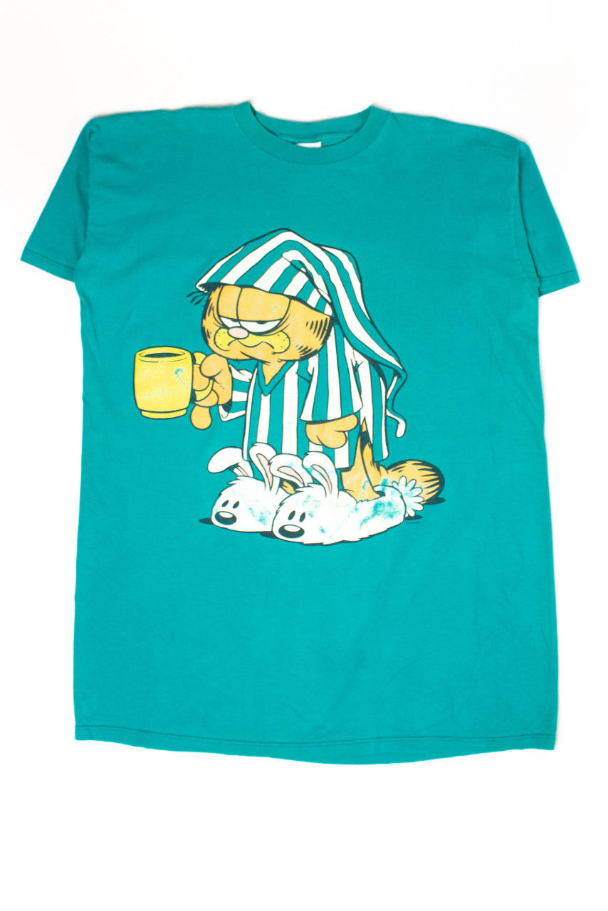 Vintage Groggy Garfield T-Shirt Nightgown (1990s)