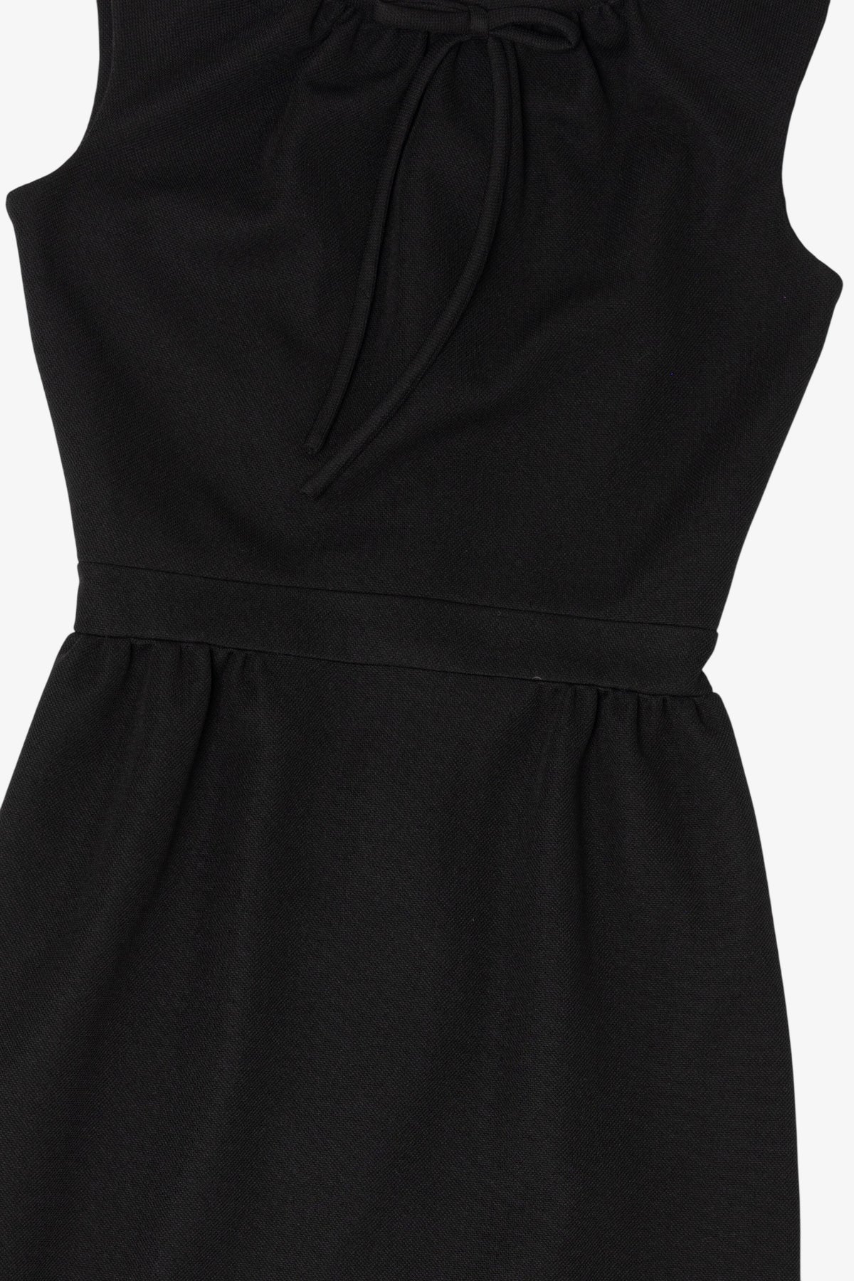 Vintage Black Embroidered Bleeker Street Dress (1970s)