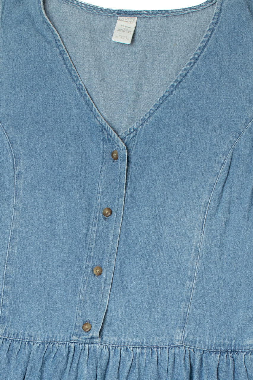Vintage Denim Land's End Dress