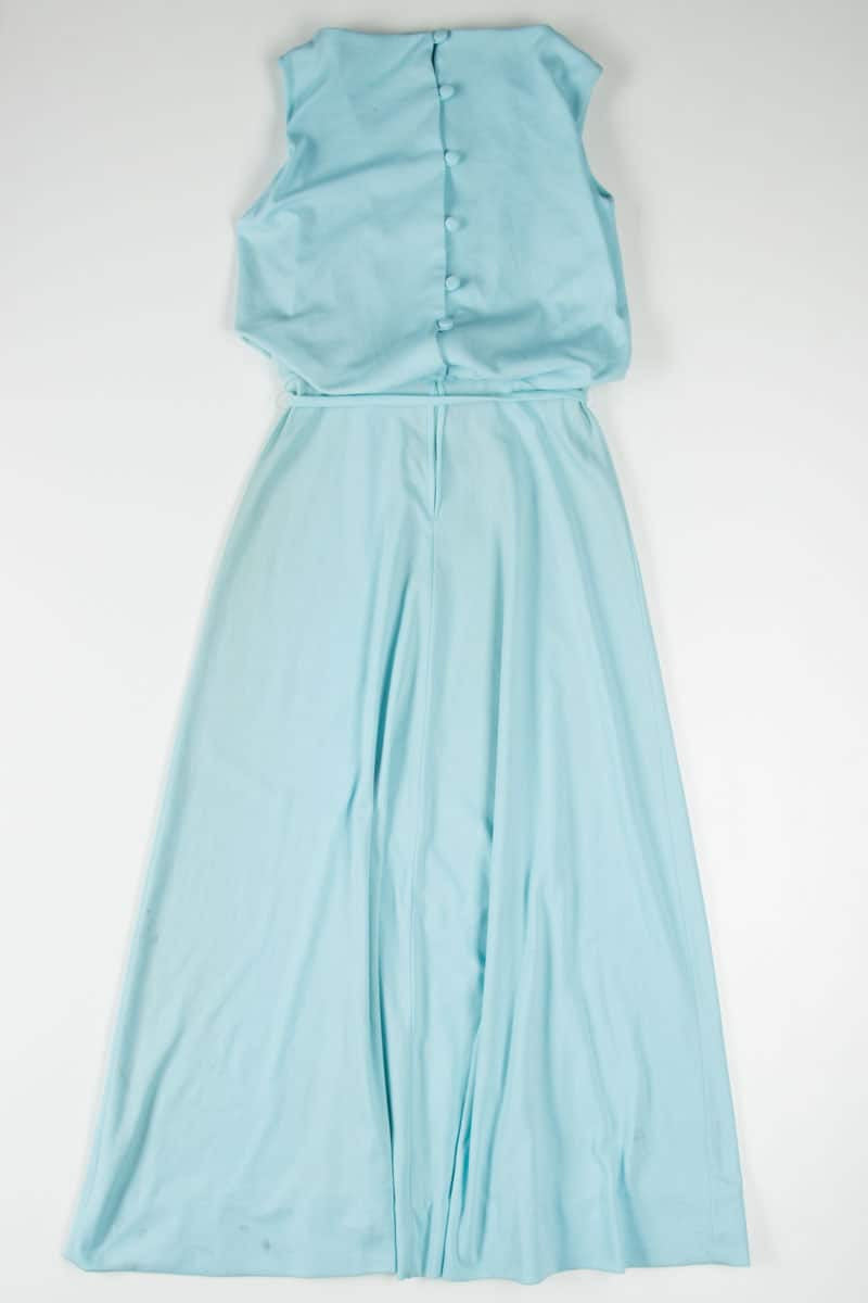 Sky Blue Bubble Top Dress