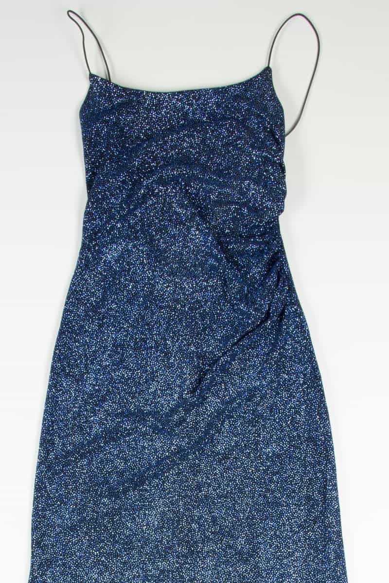 Navy Glitz Prom Dress