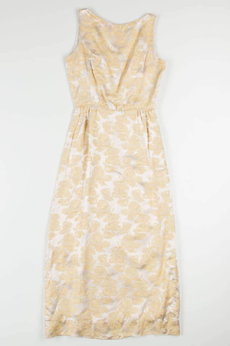 Golden Roses Vintage Dress