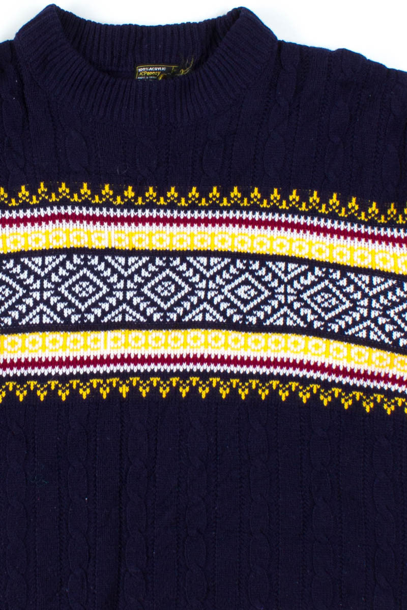 Vintage Fair Isle Sweater 452