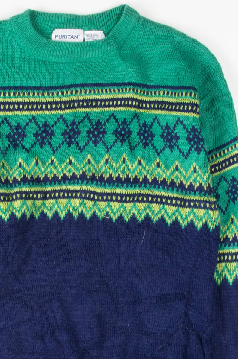 Vintage Fair Isle Sweater 662