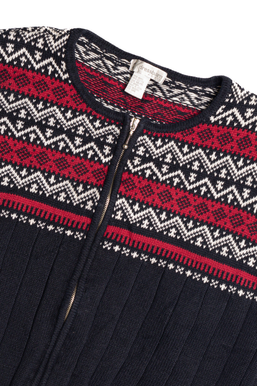Vintage Dressbarn Fair Isle Sweater 1015