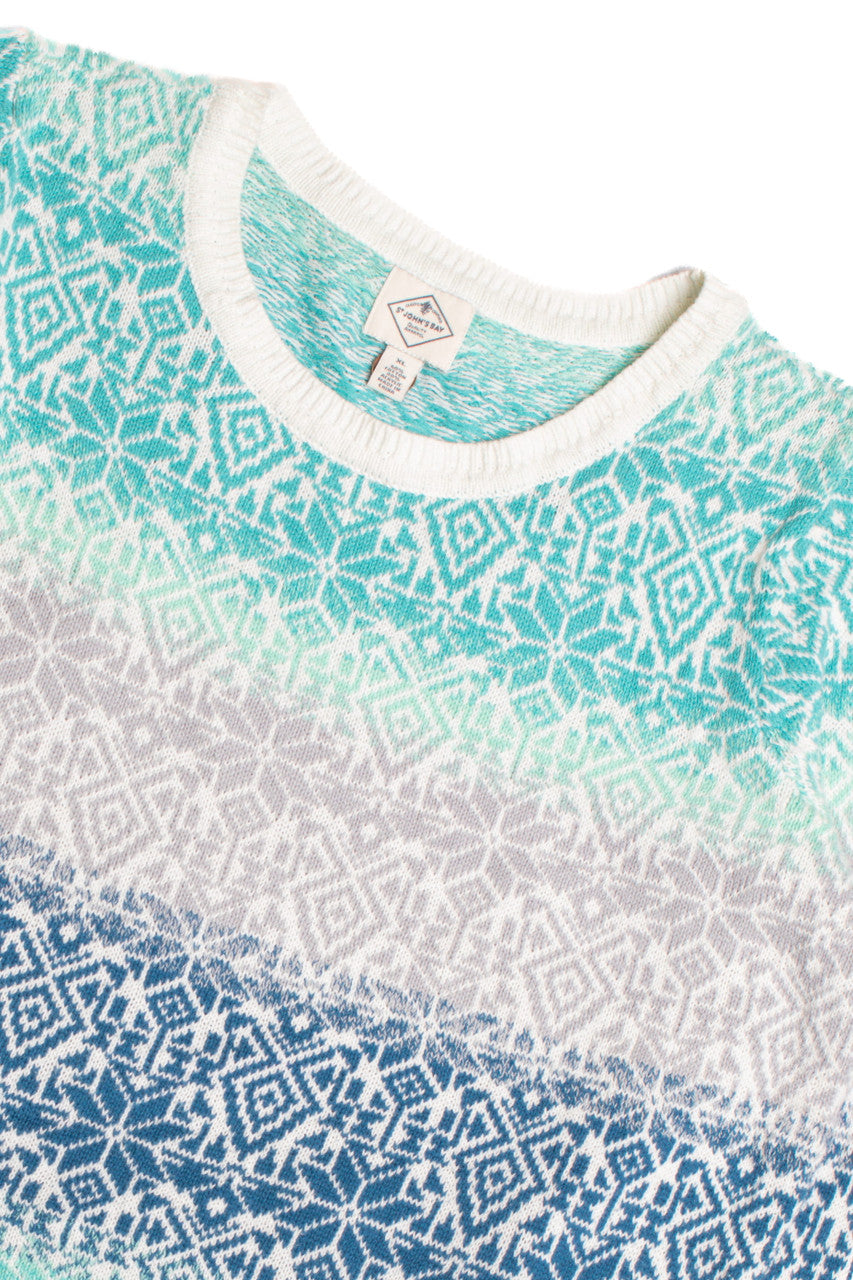 St. John's Bay Fair Isle Sweater 1018