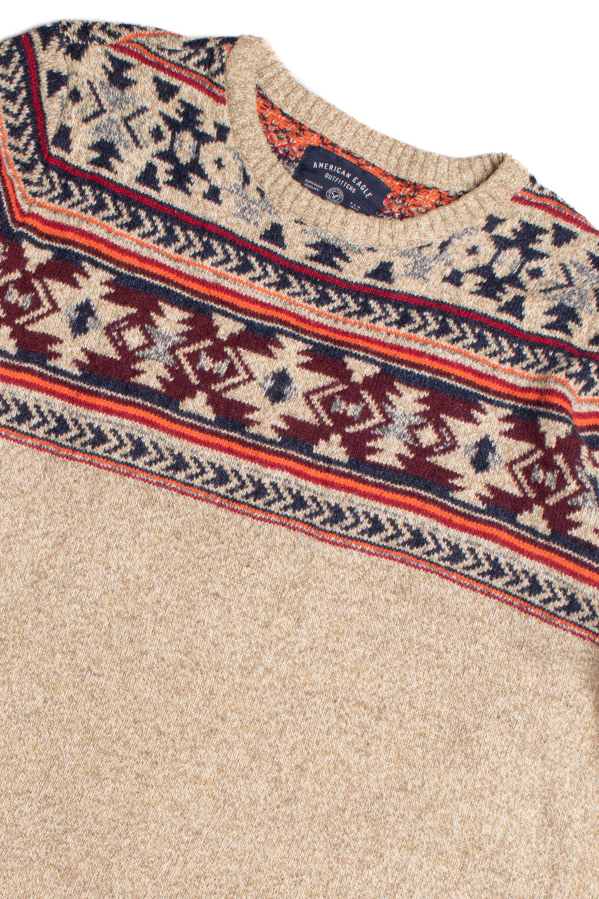 American Eagle Outfitters Fair Isle Sweater 1047