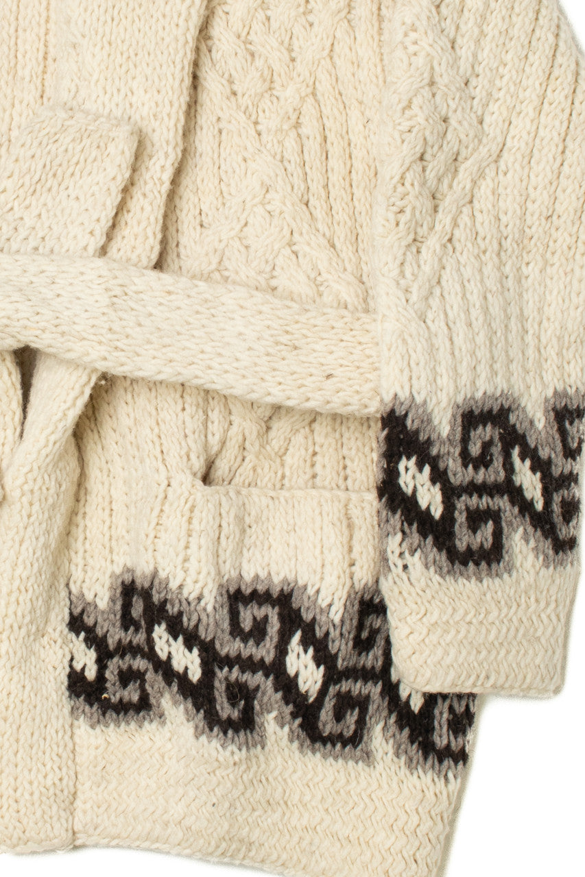 Vintage Southwestern Robe Tie Sweater