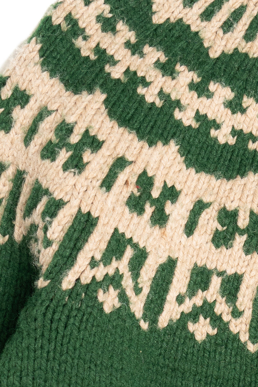 Vintage Hand Knit Fair Isle Sweater 1082