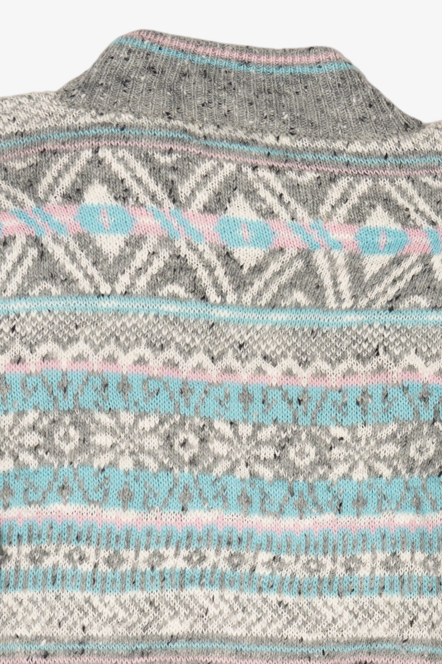 Vintage Cristina Pastel Fair Isle Sweater (1980s)