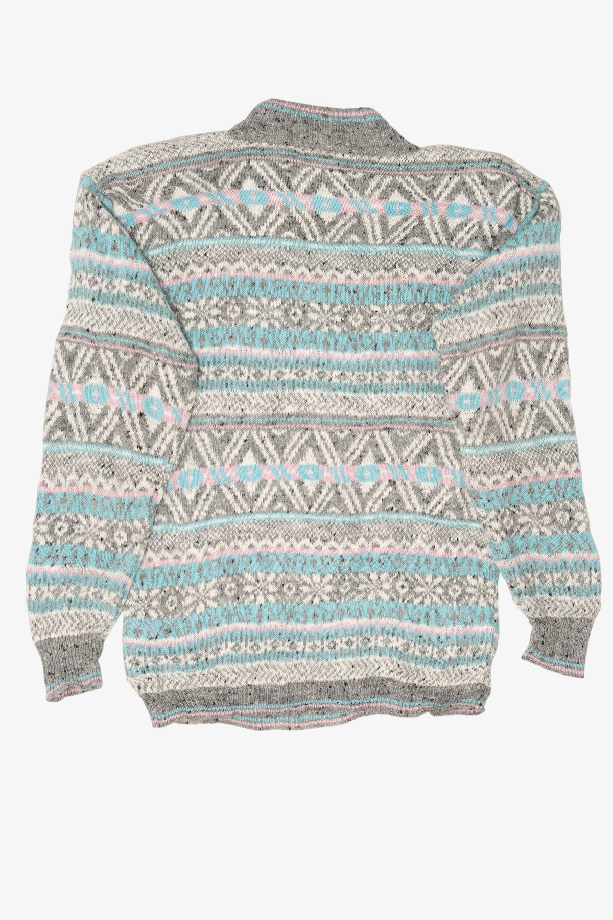 Vintage Cristina Pastel Fair Isle Sweater (1980s)