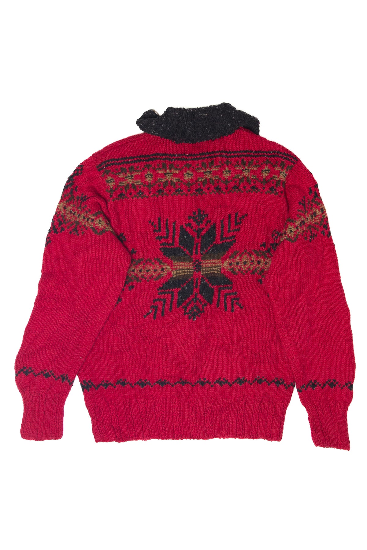 Vintage G.H. Bass & Co. Hand Knit Fair Isle Sweater (1990s)