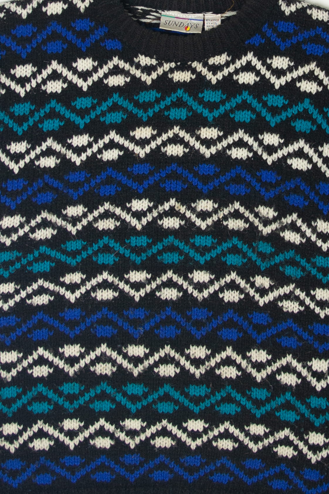 Vintage Sundays Fair Isle Sweater (1980s)