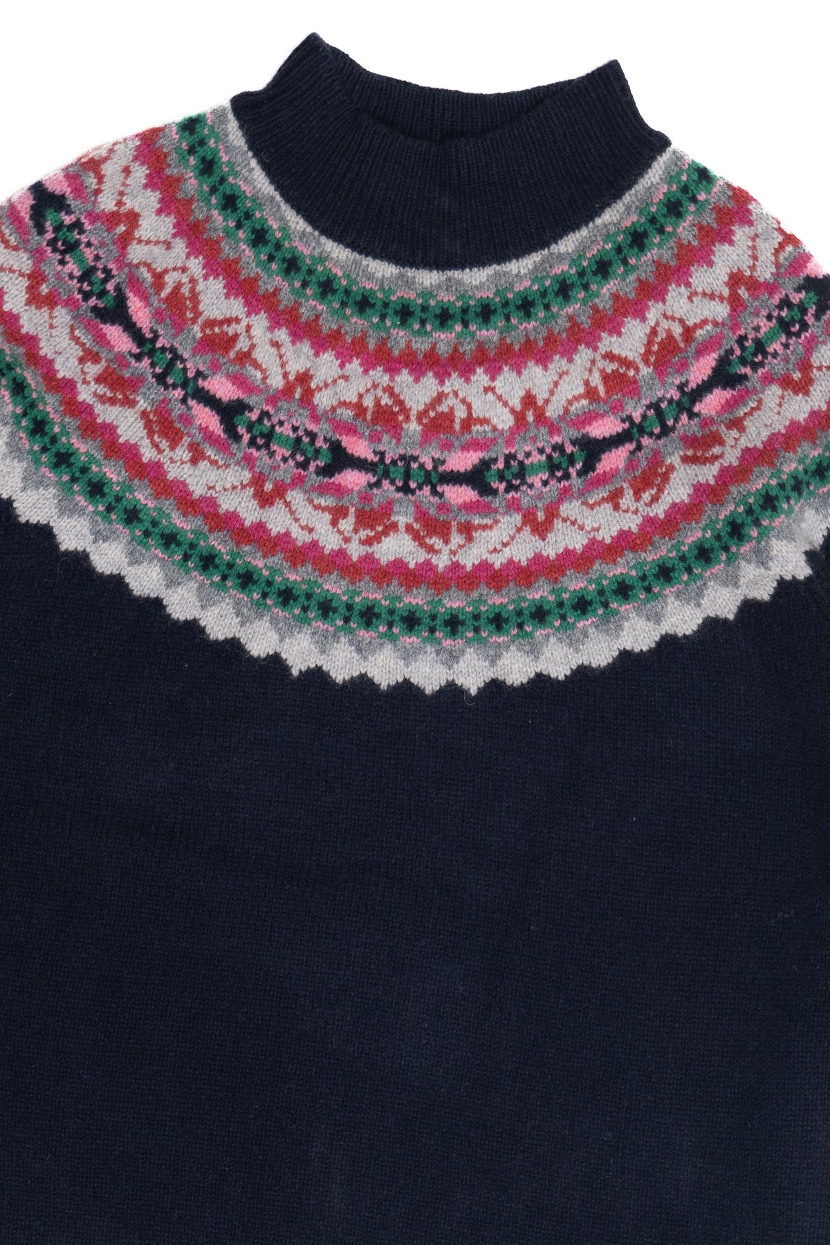 Brooks Brothers Dark Navy Fair Isle Sweater (2010s)