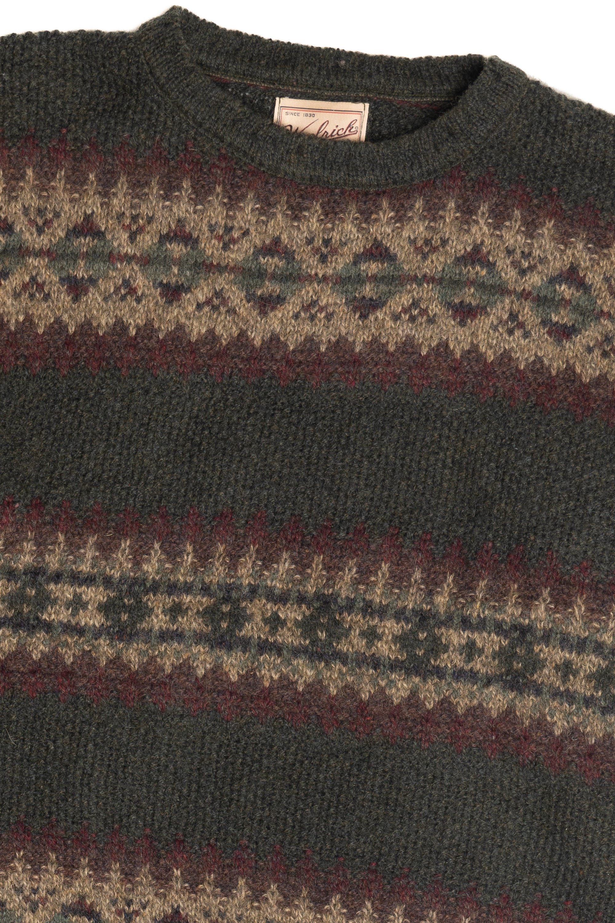 Vintage Woolrich Fair Isle Wool Sweater (2000s)