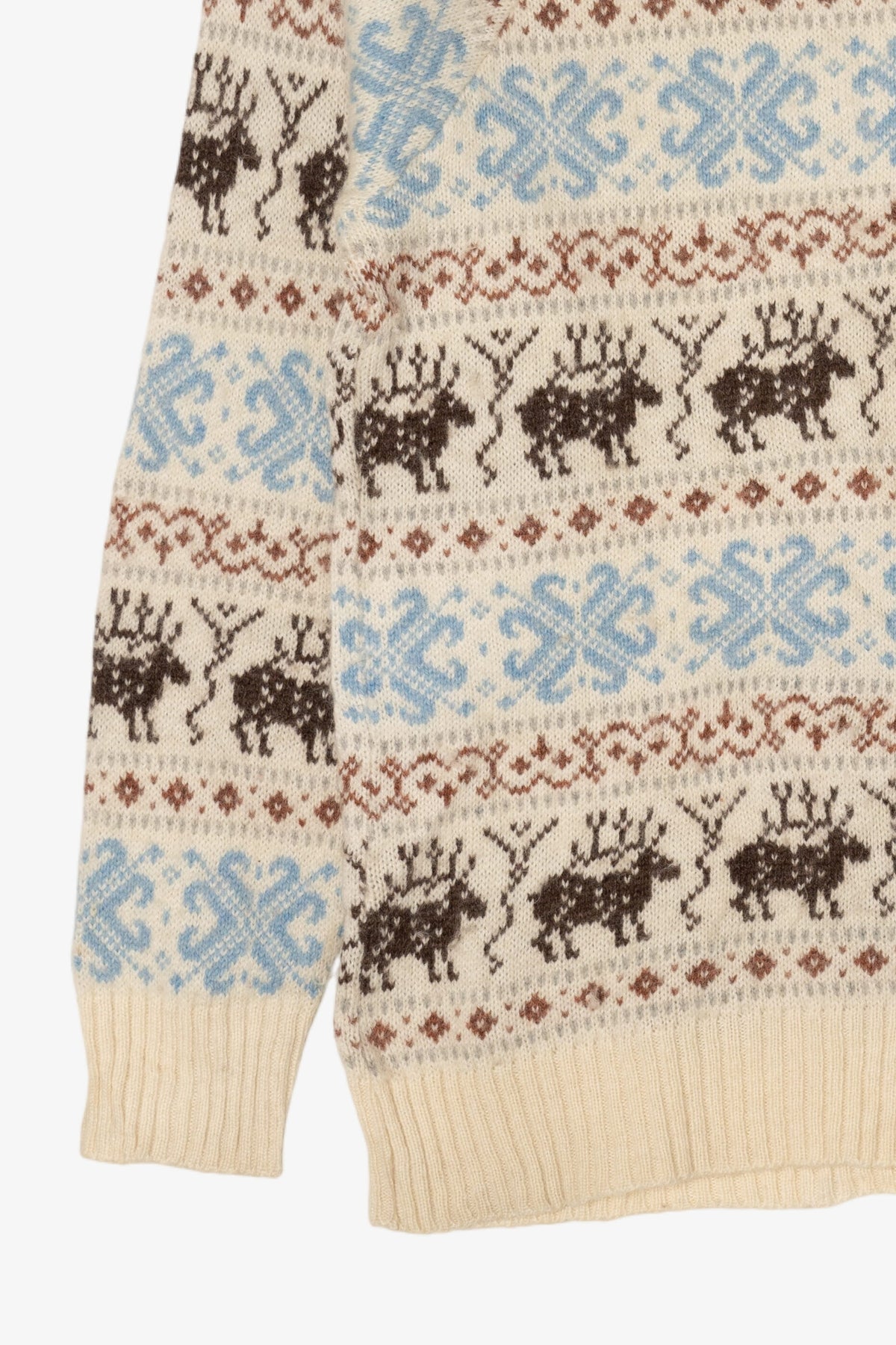 Vintage Fall River Knitting Mills Fair Isle Sweater (1990s)