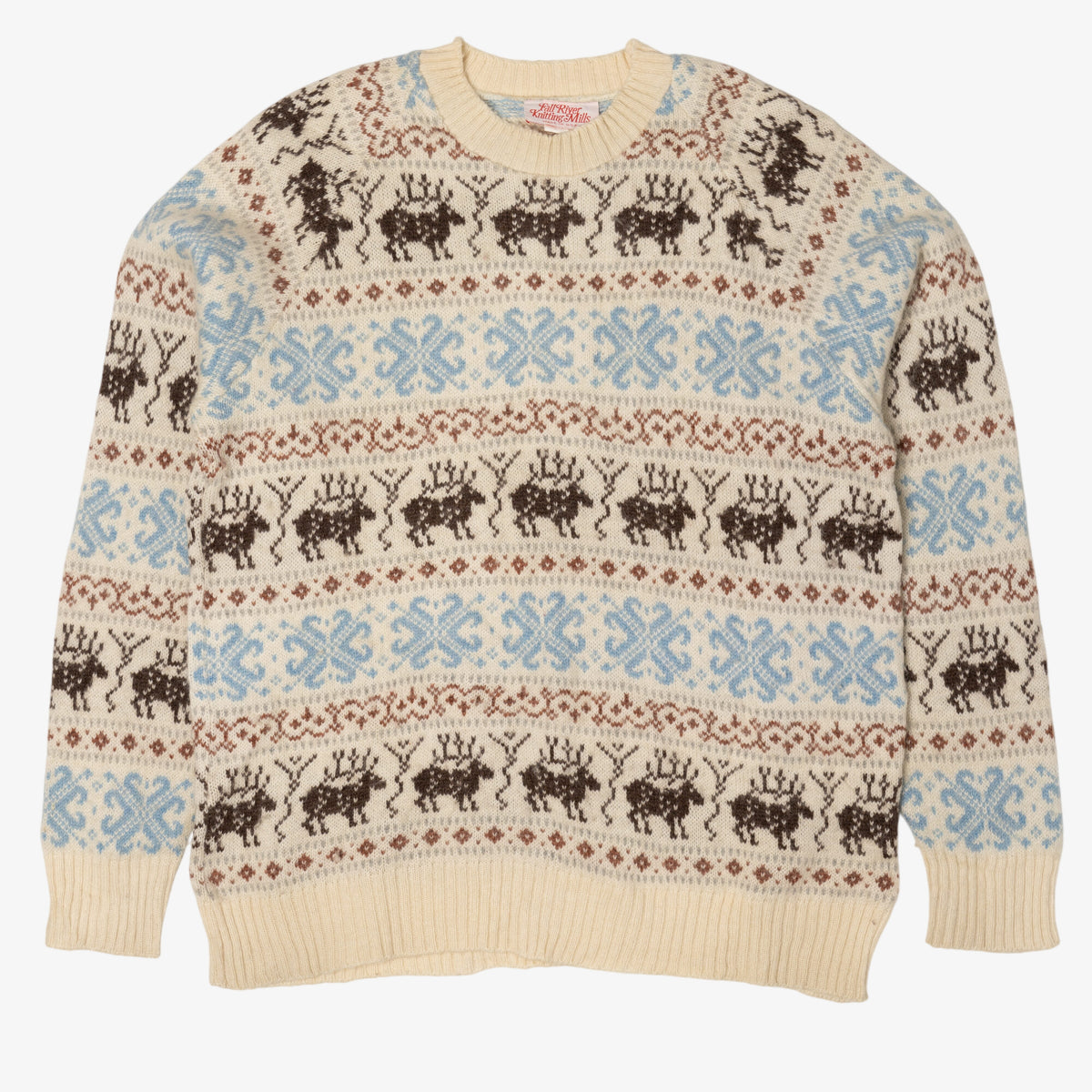 Vintage Fall River Knitting Mills Fair Isle Sweater (1990s) Ragstock